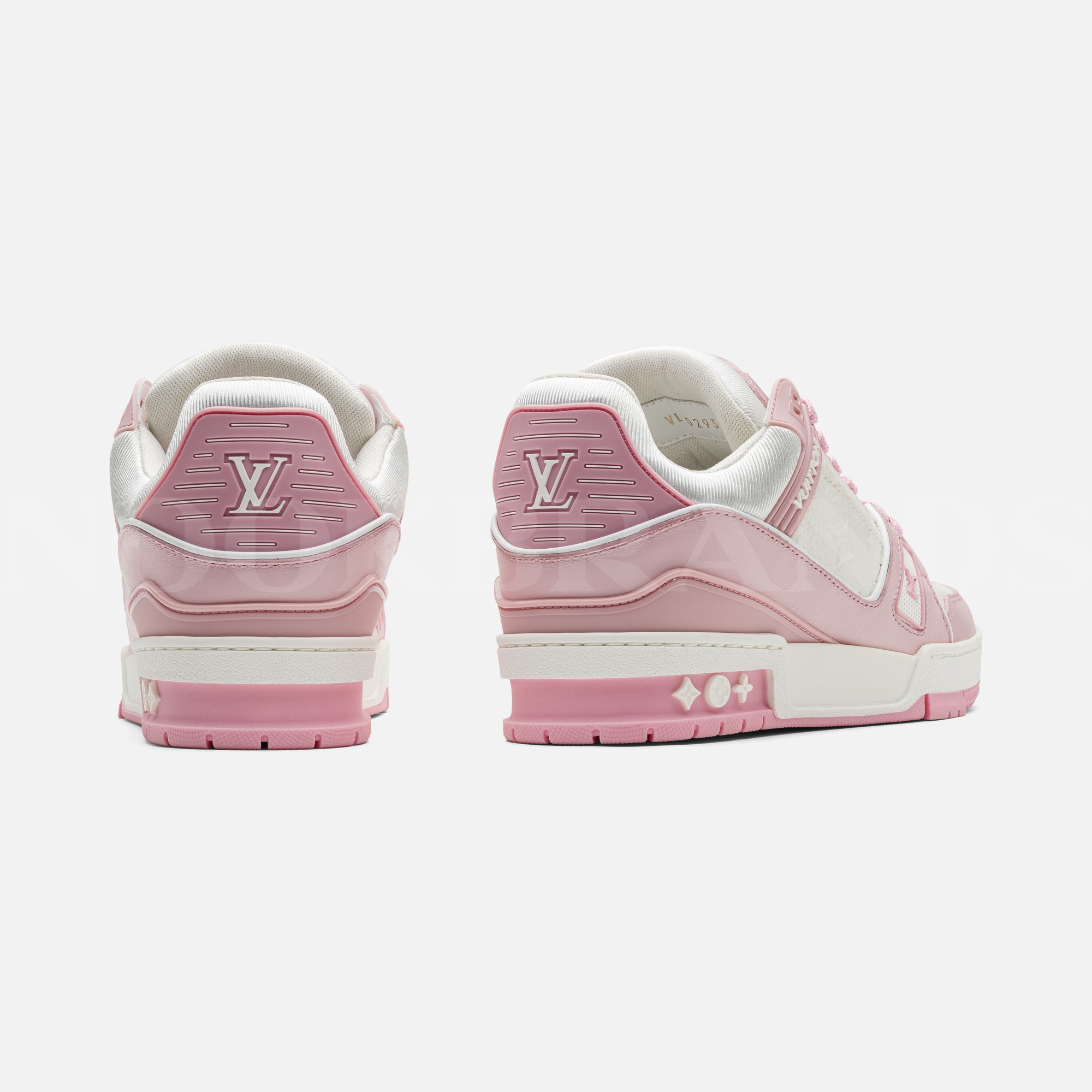 Pembe Kadın Deri Sneaker