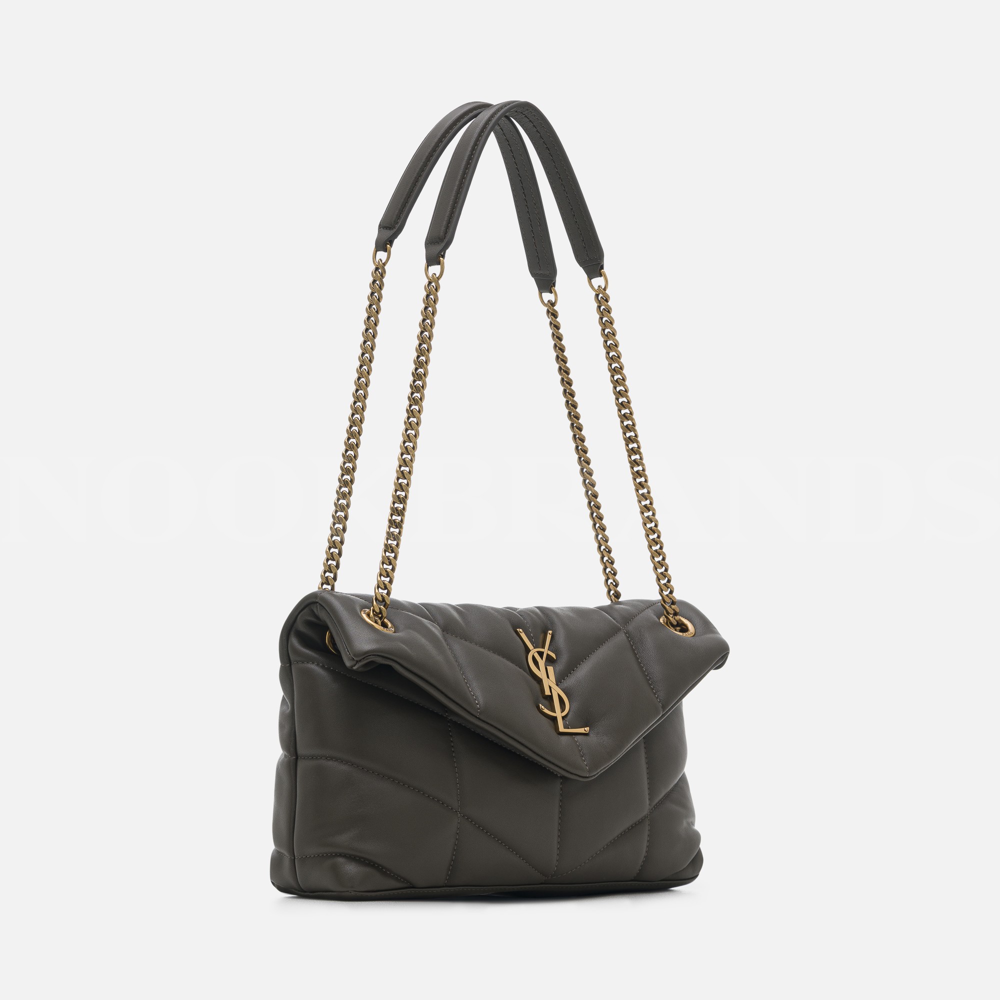  Pre-Owned 2020 Small Puffer Shoulder Bag  Green
