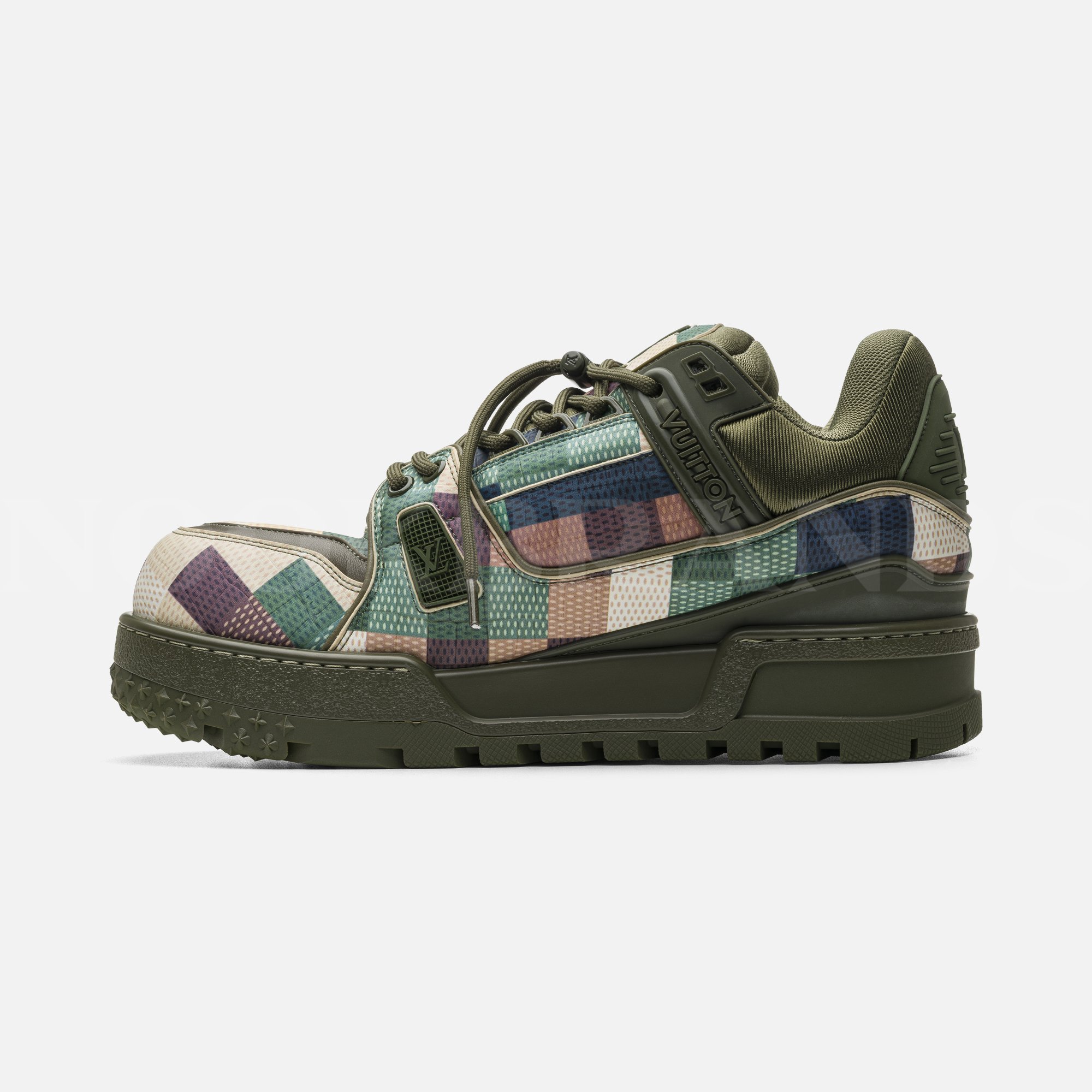 Yeşil Erkek Deri Sneaker