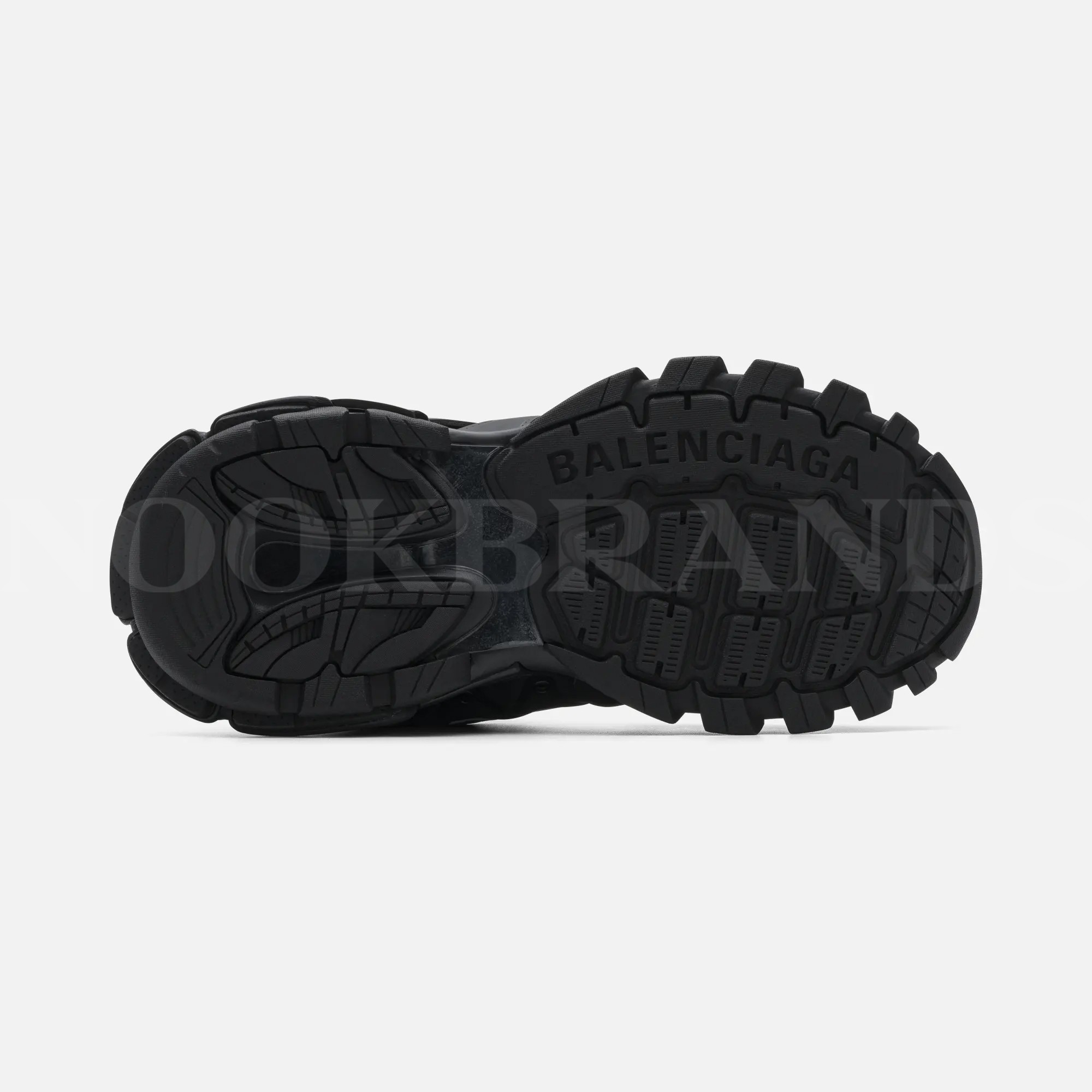 Track Siyah Erkek Deri Sneaker