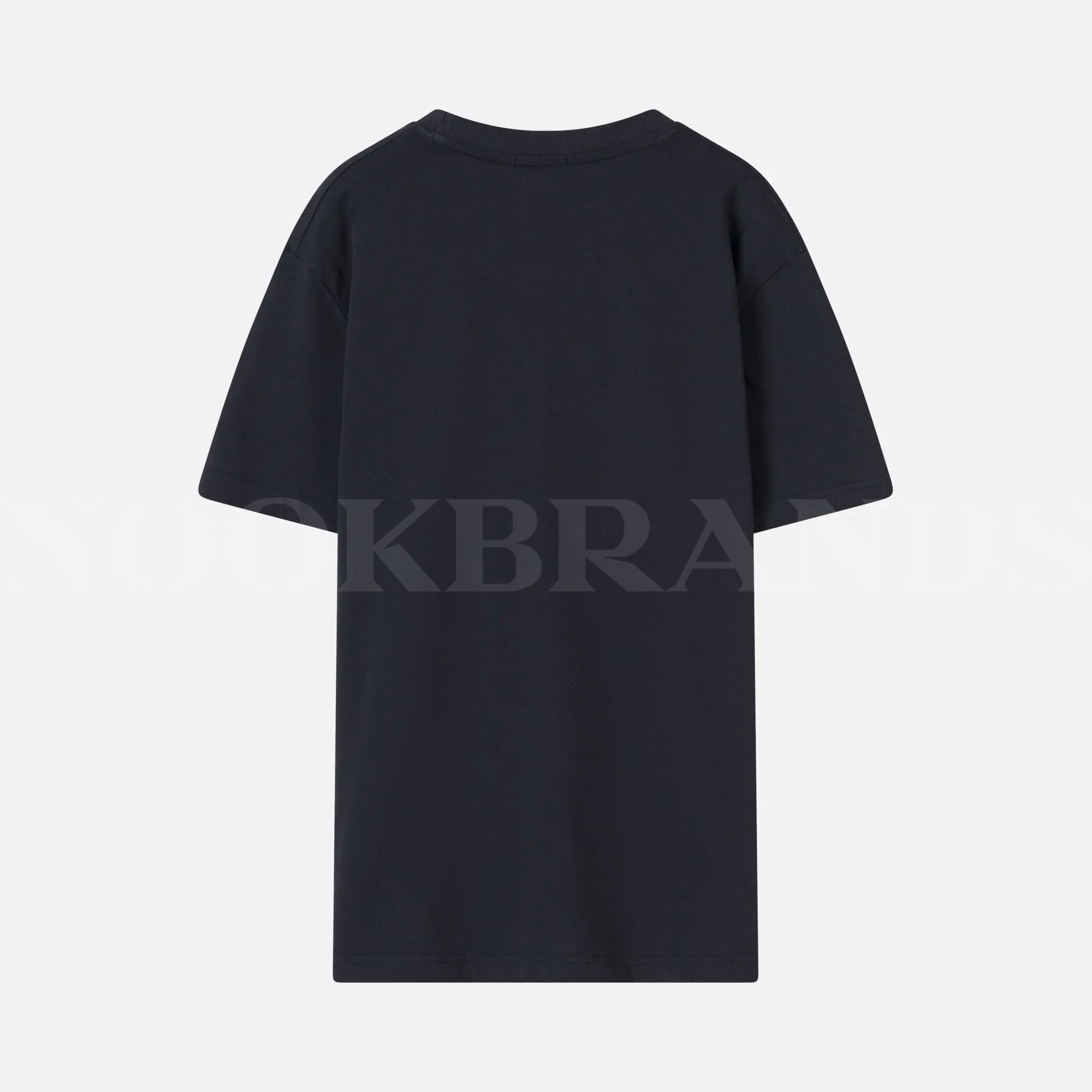 Siyah Nakışlı Logo Erkek T-shirt