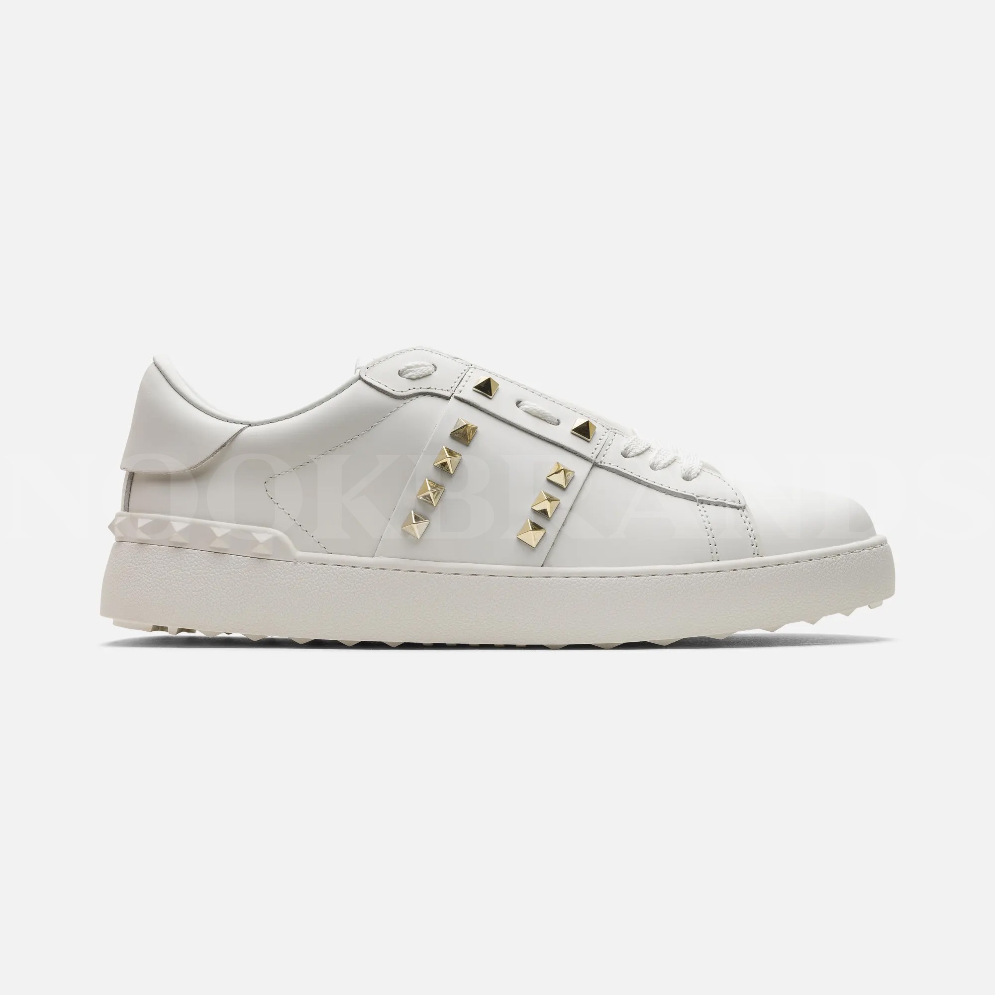 Rockstud Untitled Beyaz Deri Sneaker