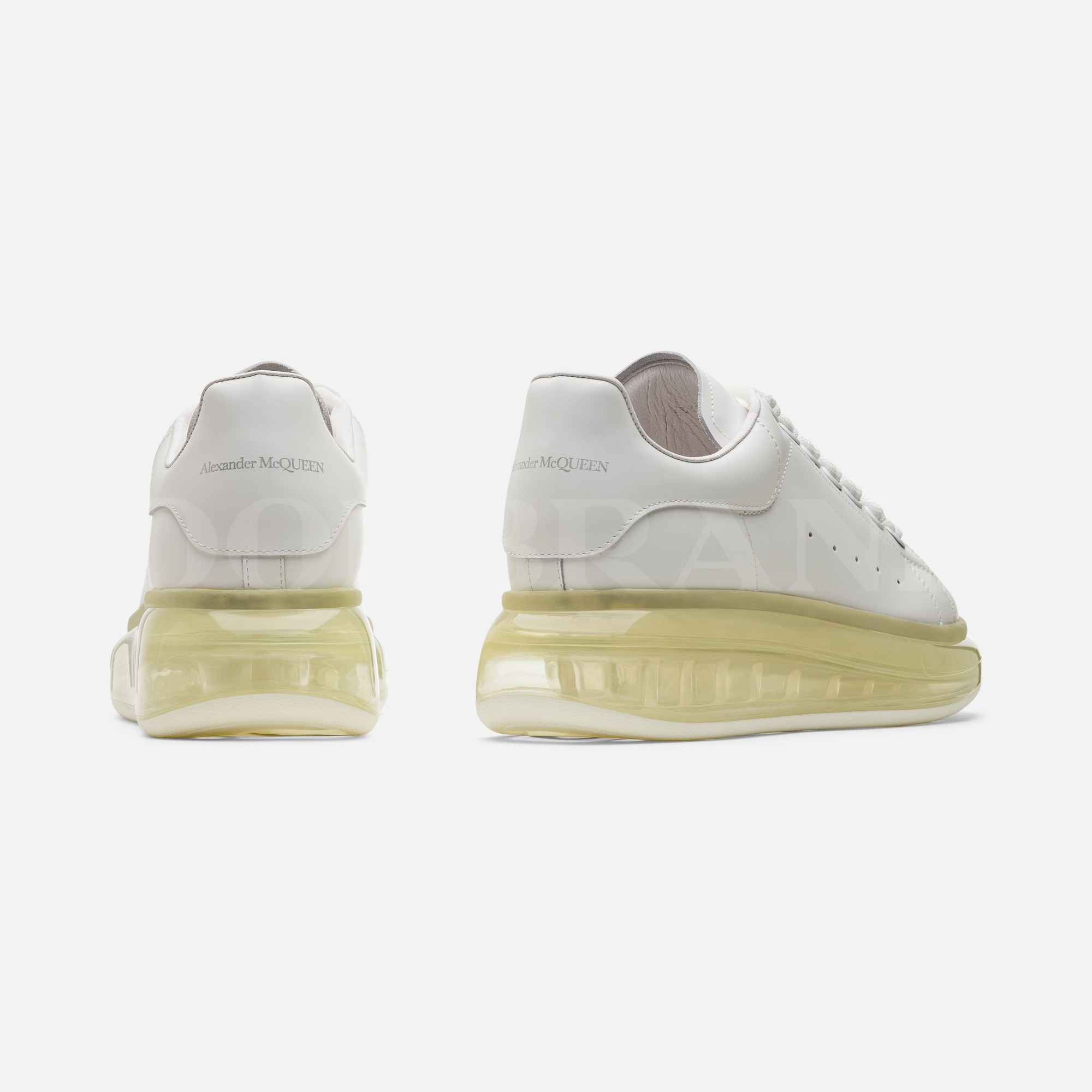 Oversize Beyaz Kadın Deri Sneaker