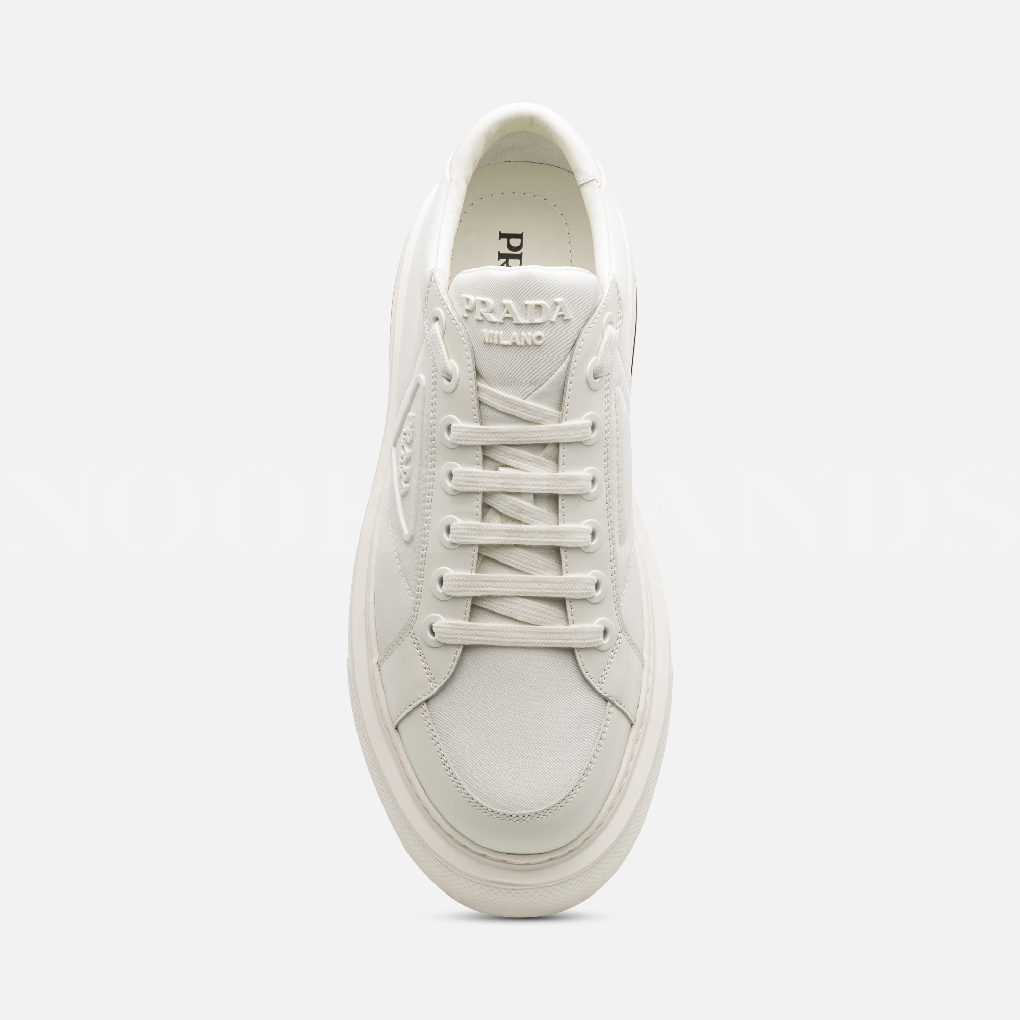 Macro Re-Nylon Beyaz Erkek Deri Sneaker