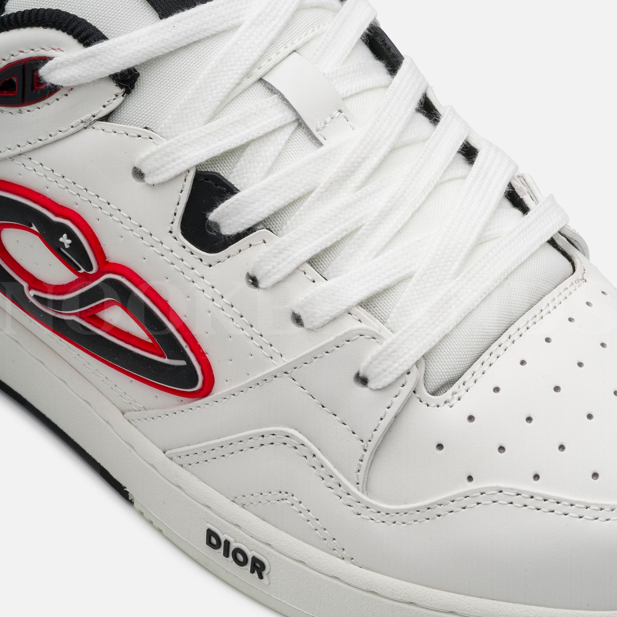 Dior and KAWS Beyaz Erkek Deri Sneaker
