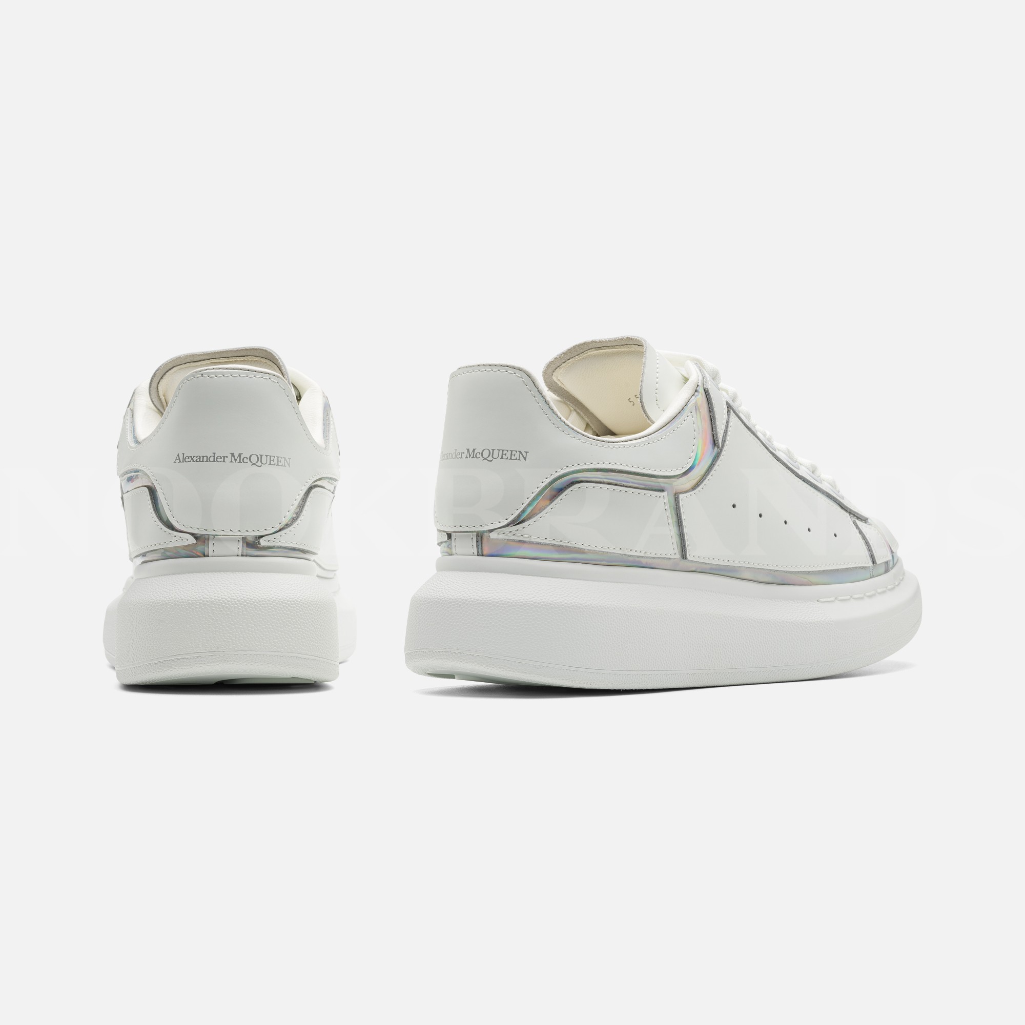 Oversize Beyaz Deri Sneaker