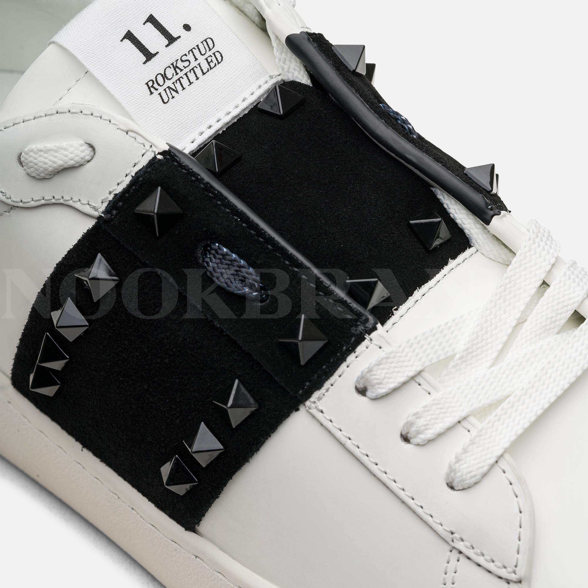 Rockstud Untitled Beyaz Deri Sneaker