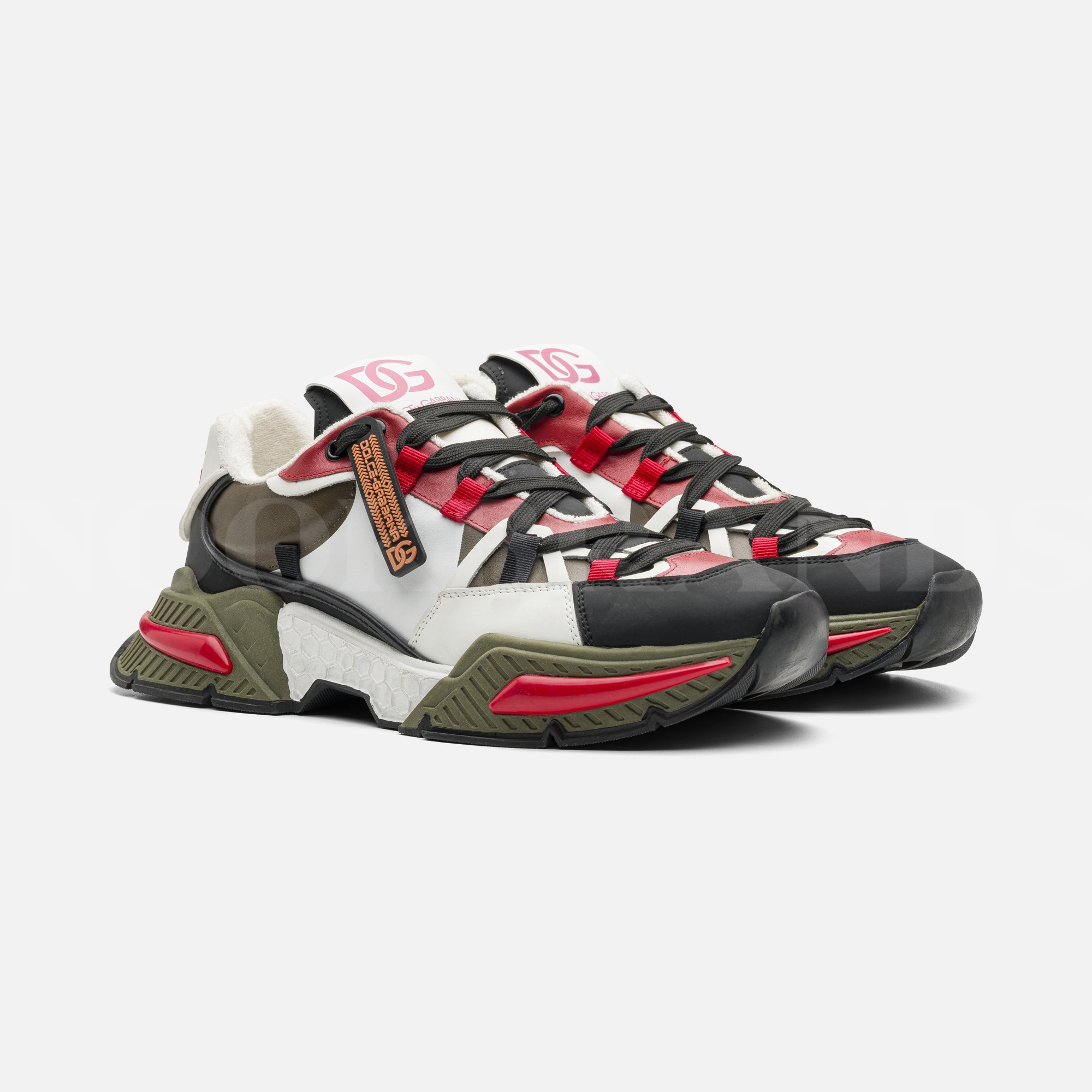 Kırmızı Erkek Deri Sneaker