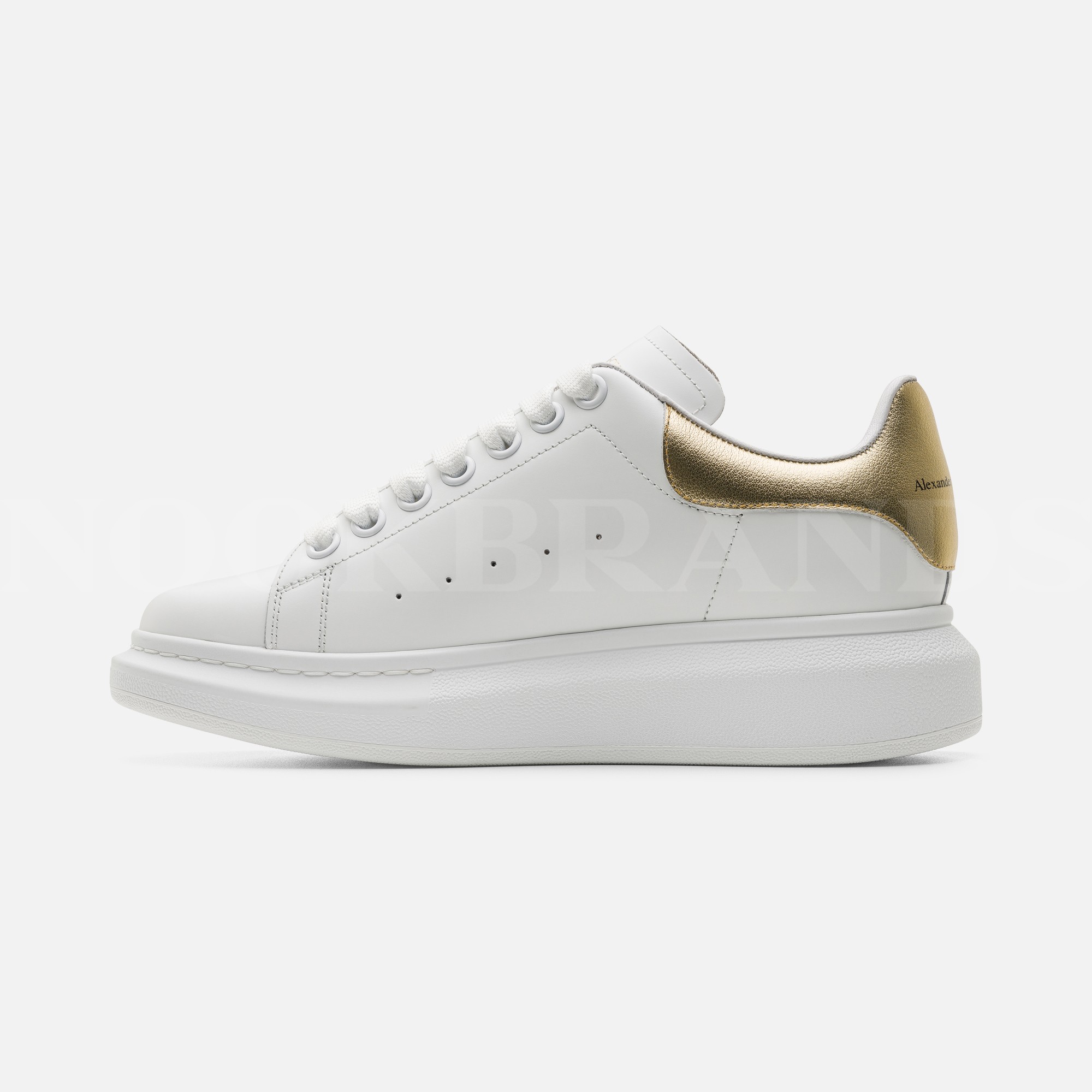 Beyaz Gold Detay Kadın Sneaker
