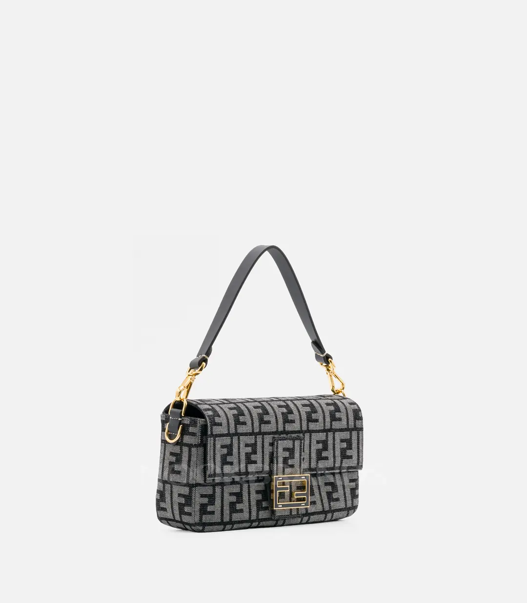Fendi Baguette FF Blue Kadın Omuz Çantası