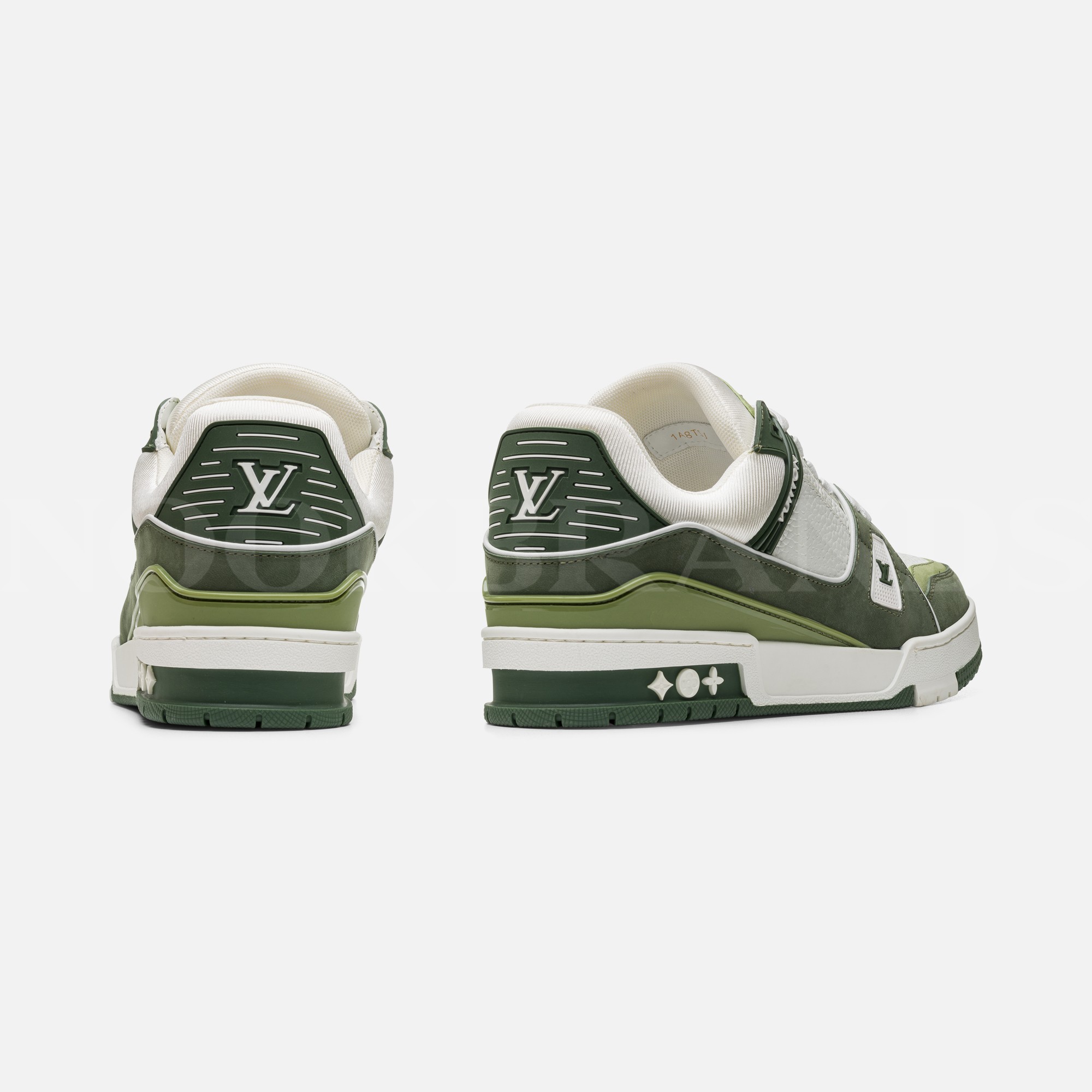 Yeşil Erkek Deri Sneaker