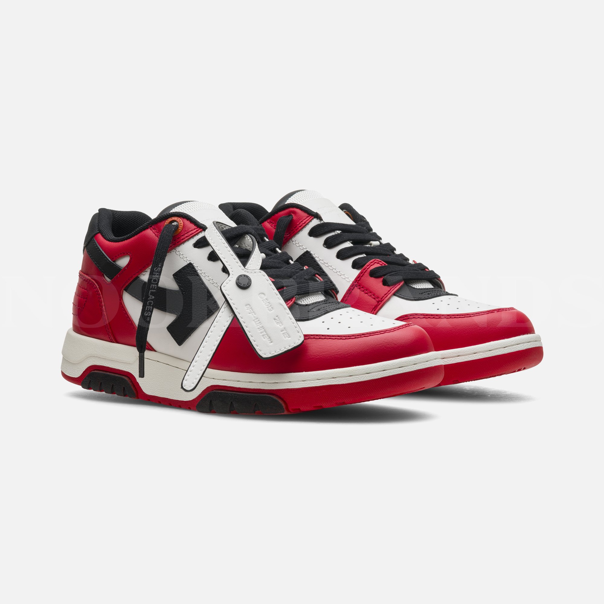Out Of Office Kırmızı Erkek Deri Sneaker