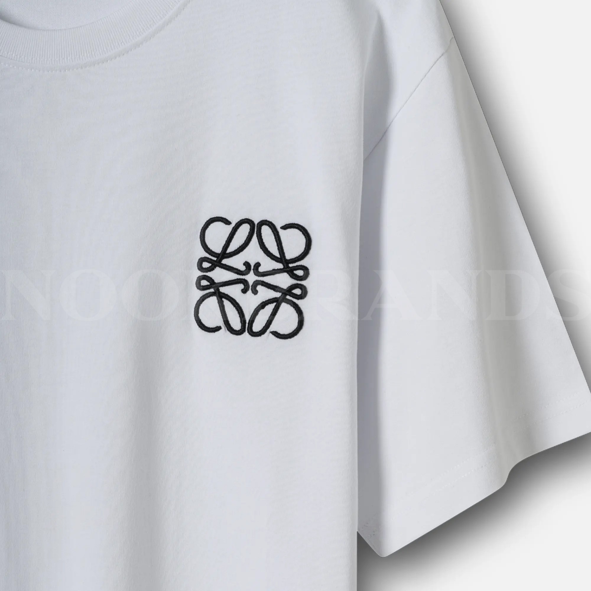Nakışlı Logo Beyaz Erkek T-shirt
