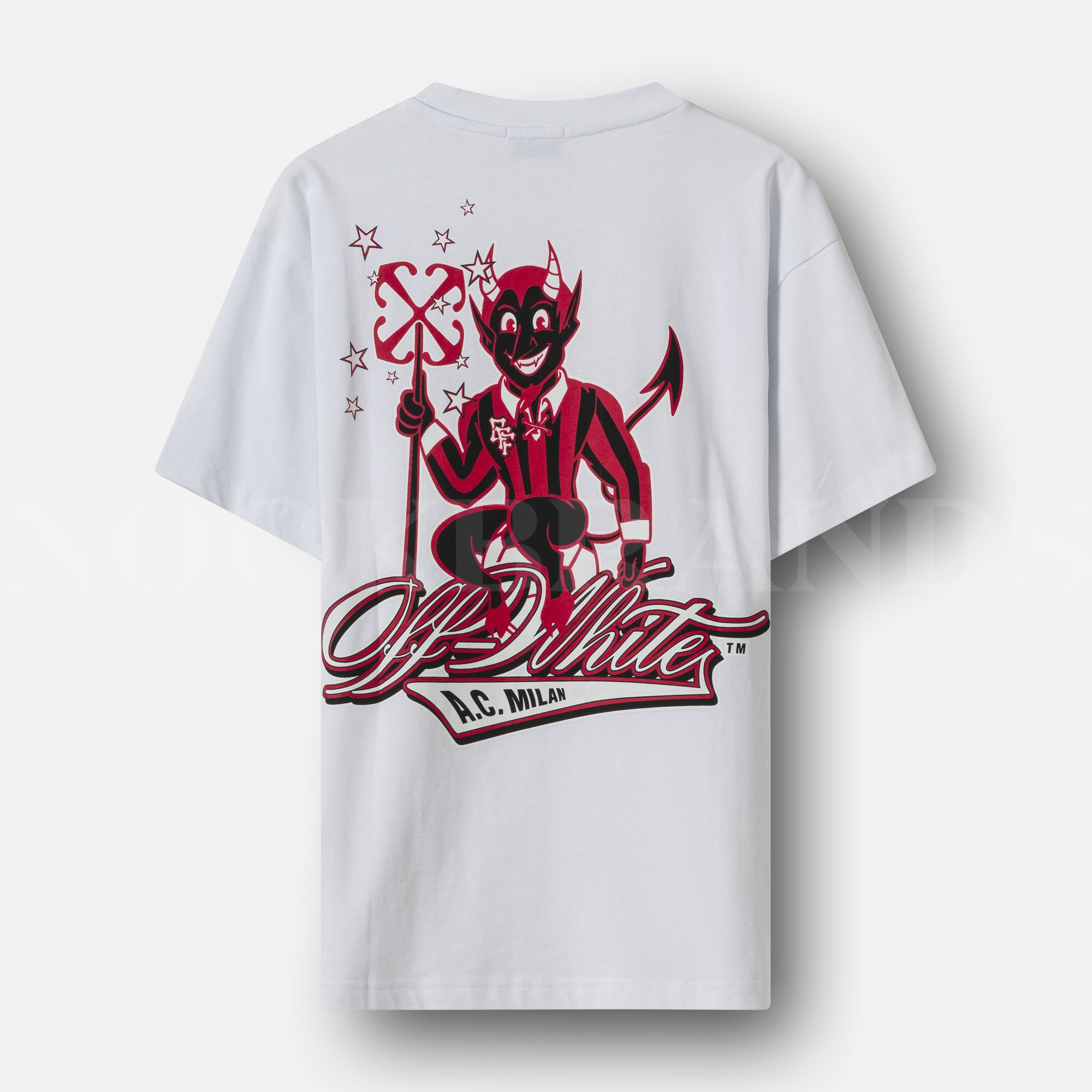 Baskılı Logo Detay Beyaz Erkek T-shirt