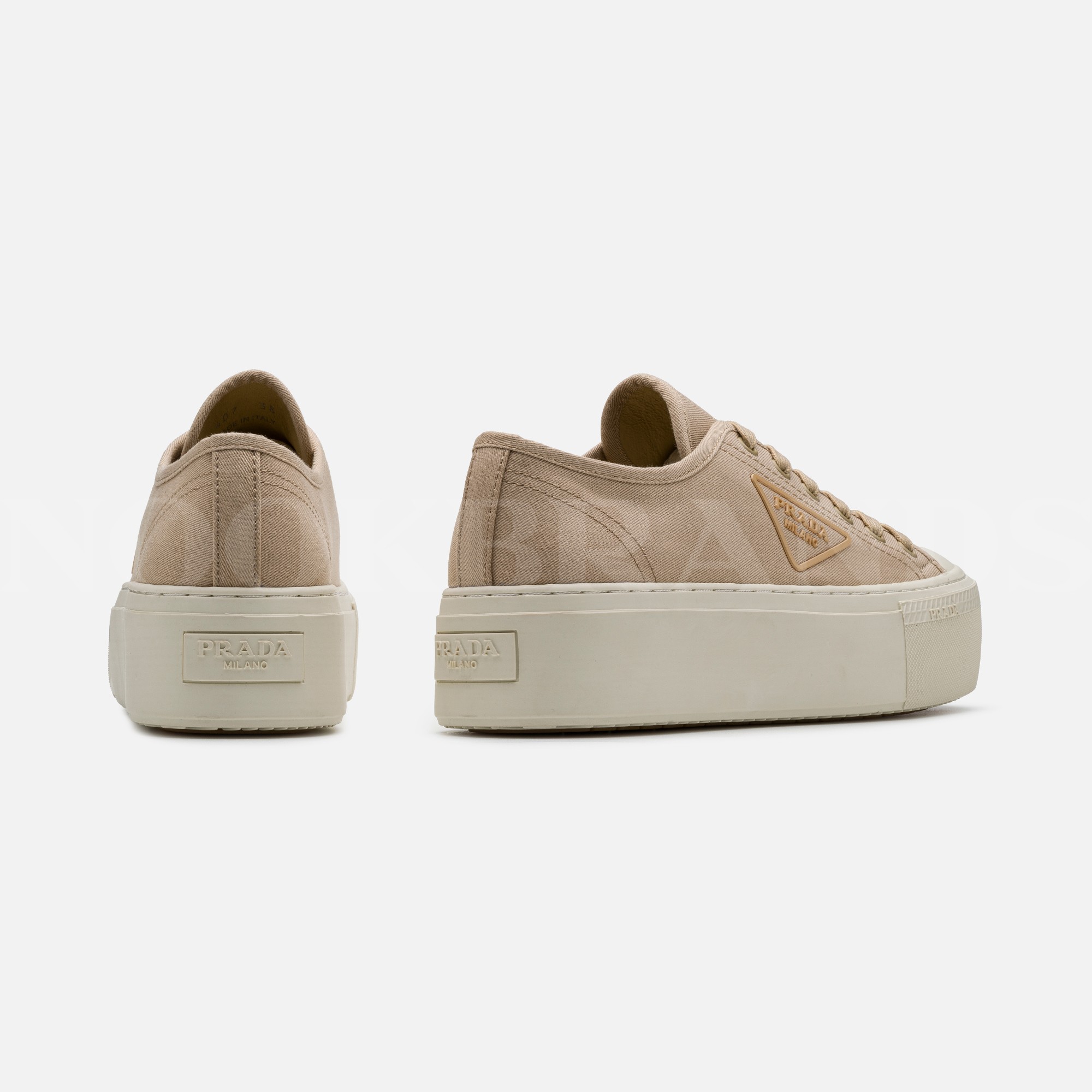 Nötr Platform Kadın Kumaş Sneaker