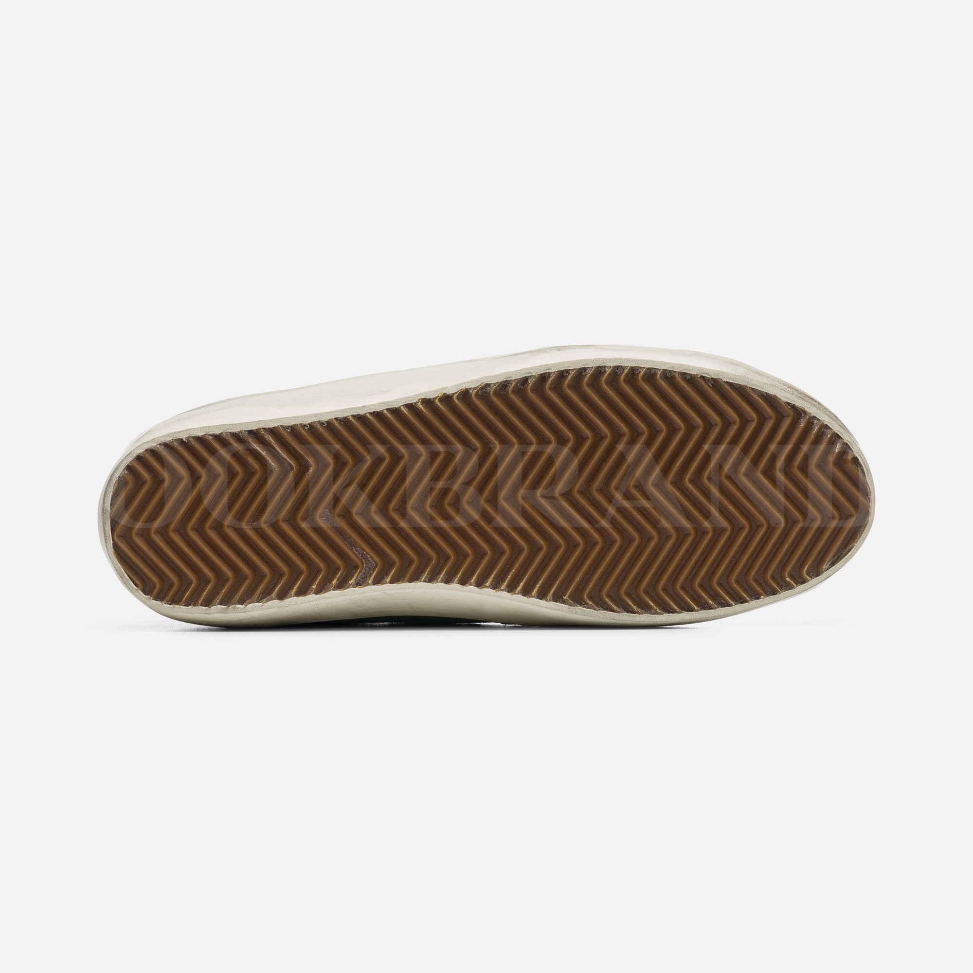 Yeşil Pull Detay Kadın Deri Sneaker