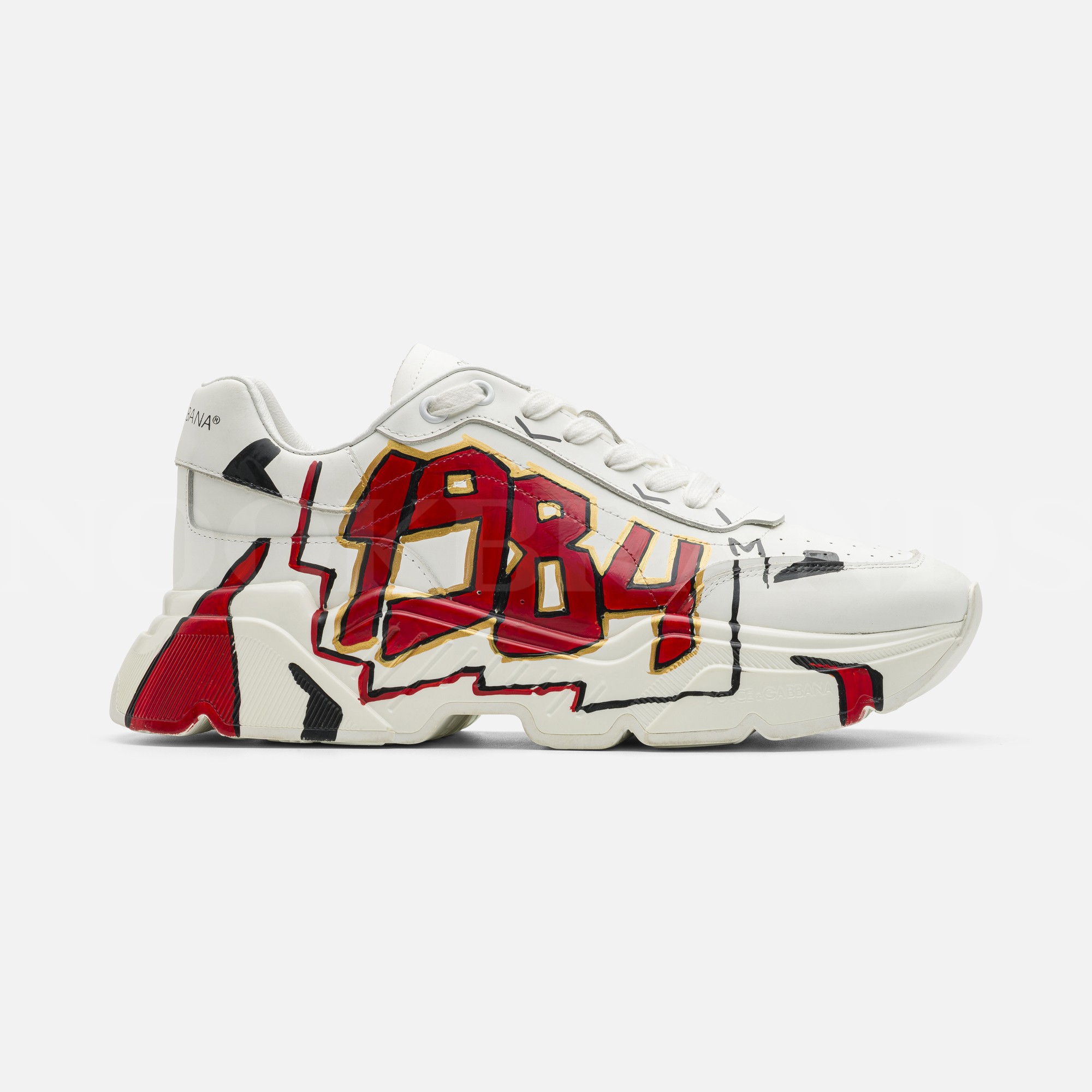 Beyaz Erkek Deri Sneaker