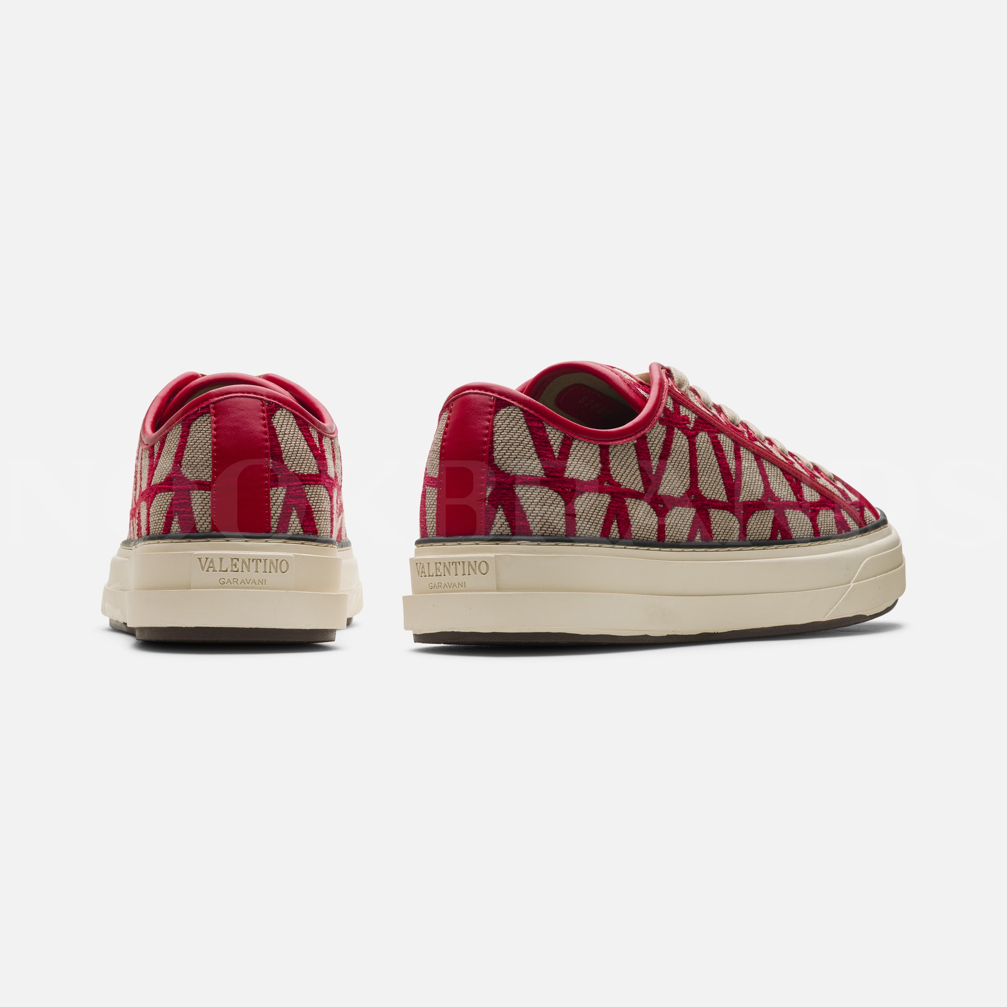 Toile Iconographe Kırmızı Erkek Deri Sneaker