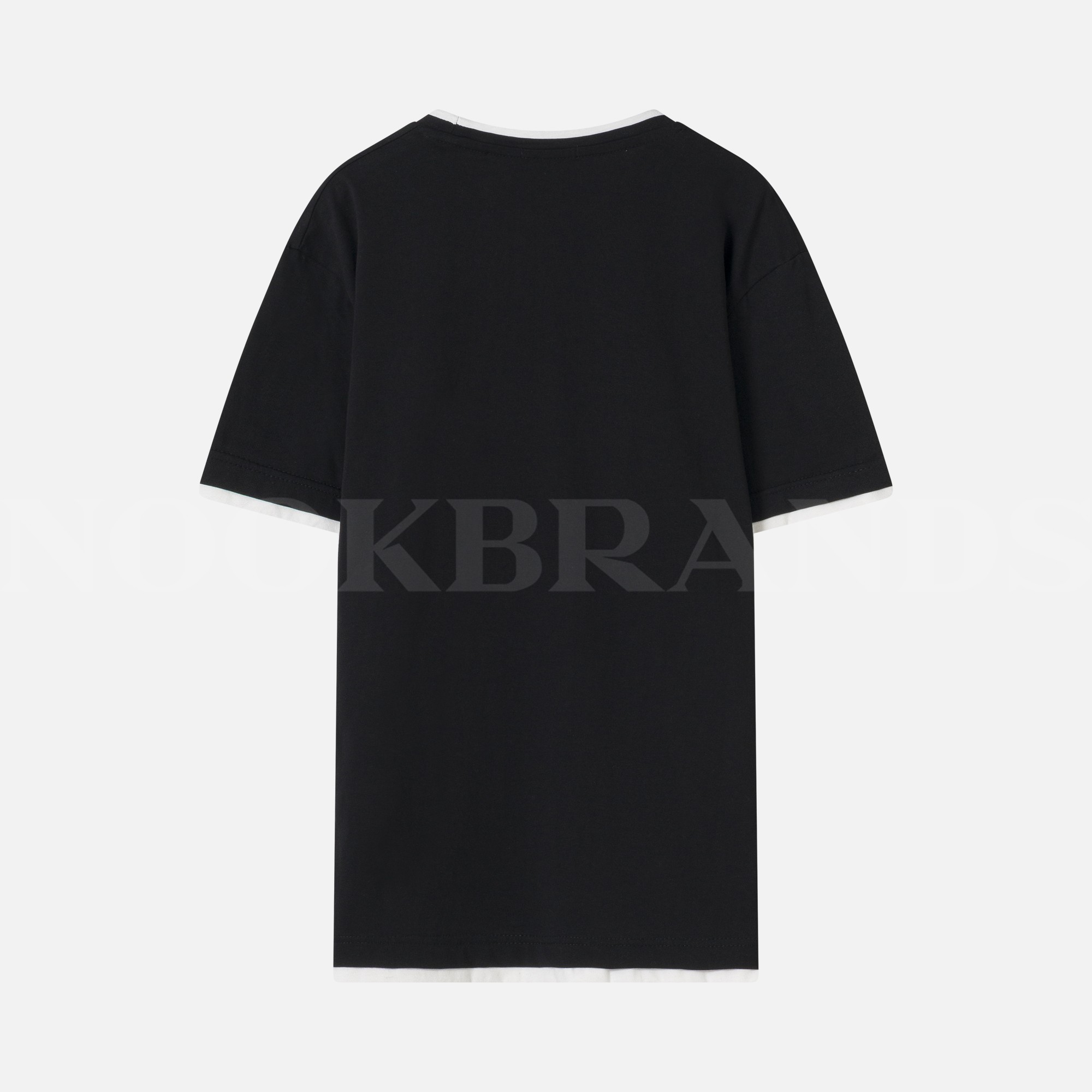 Siyah Logo Detay Erkek T-shirt