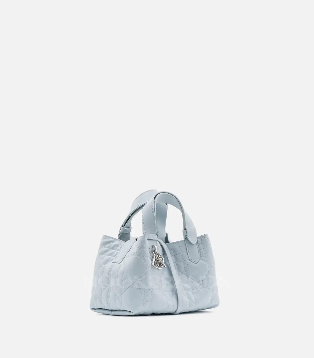 Dior Toujours Vertical Tote Ice Blue Macrocannage Deri Kadın Çanta