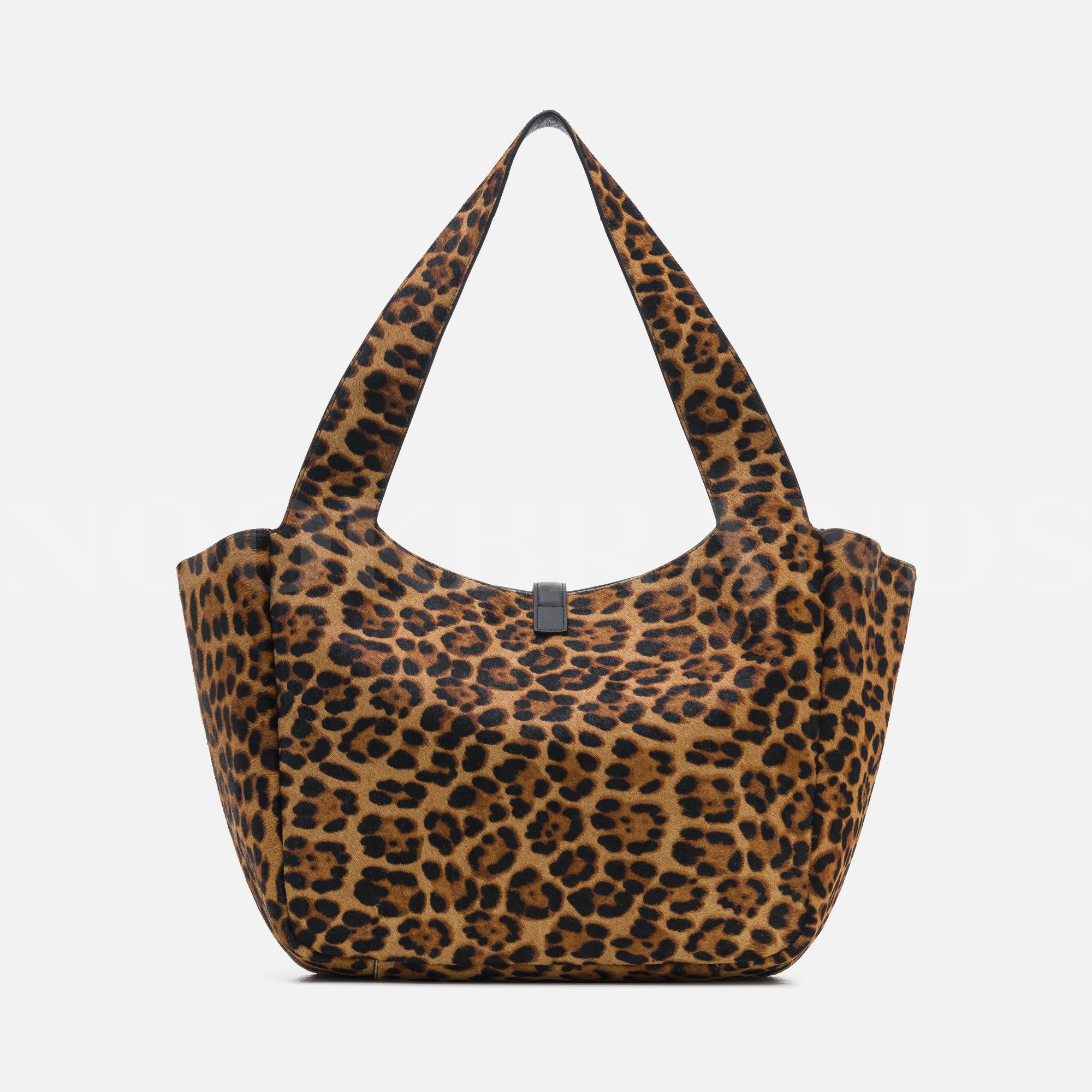 Saint Laurent Bea Leopard-Print Tote Bag in Brown  