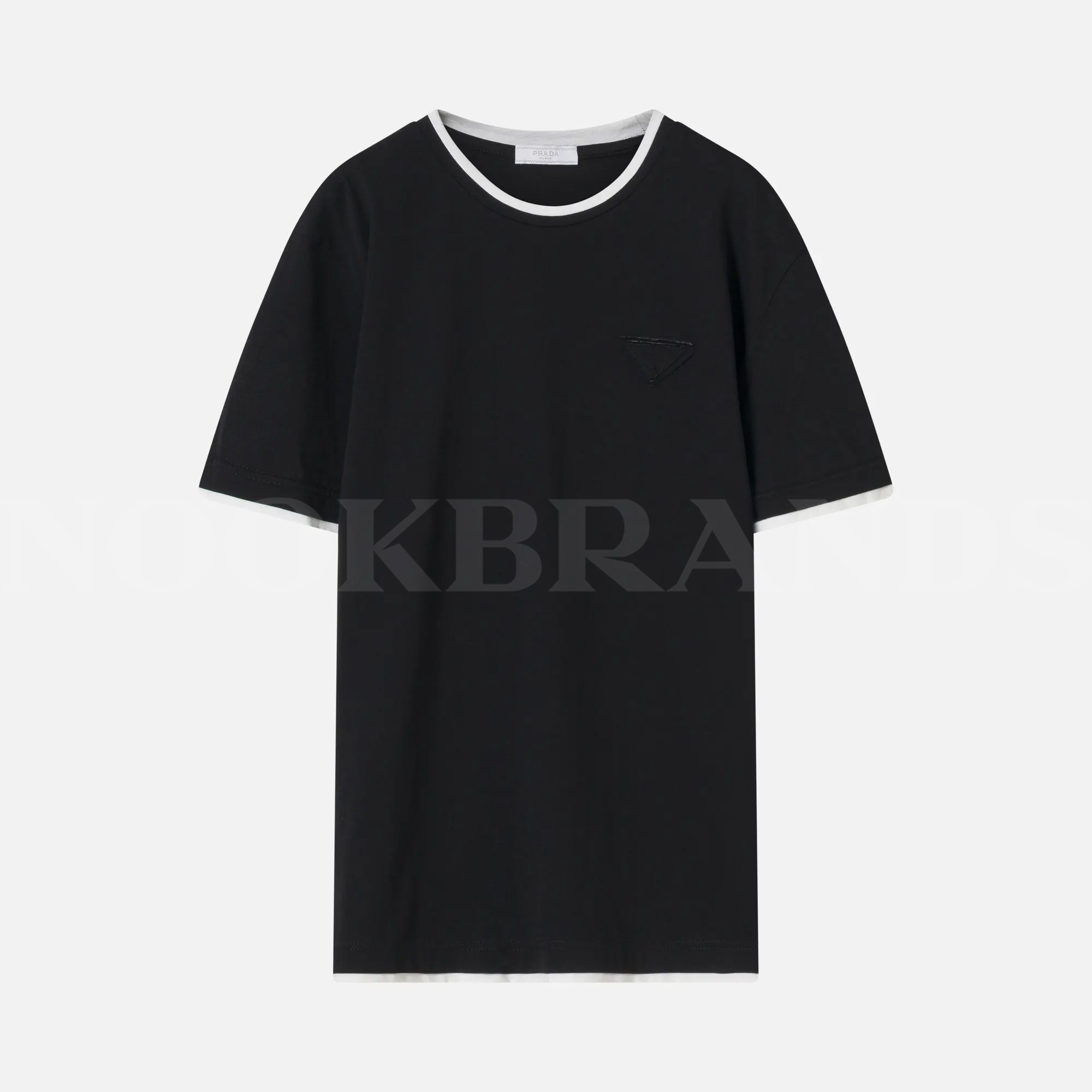 Siyah Logo Detay Erkek T-shirt