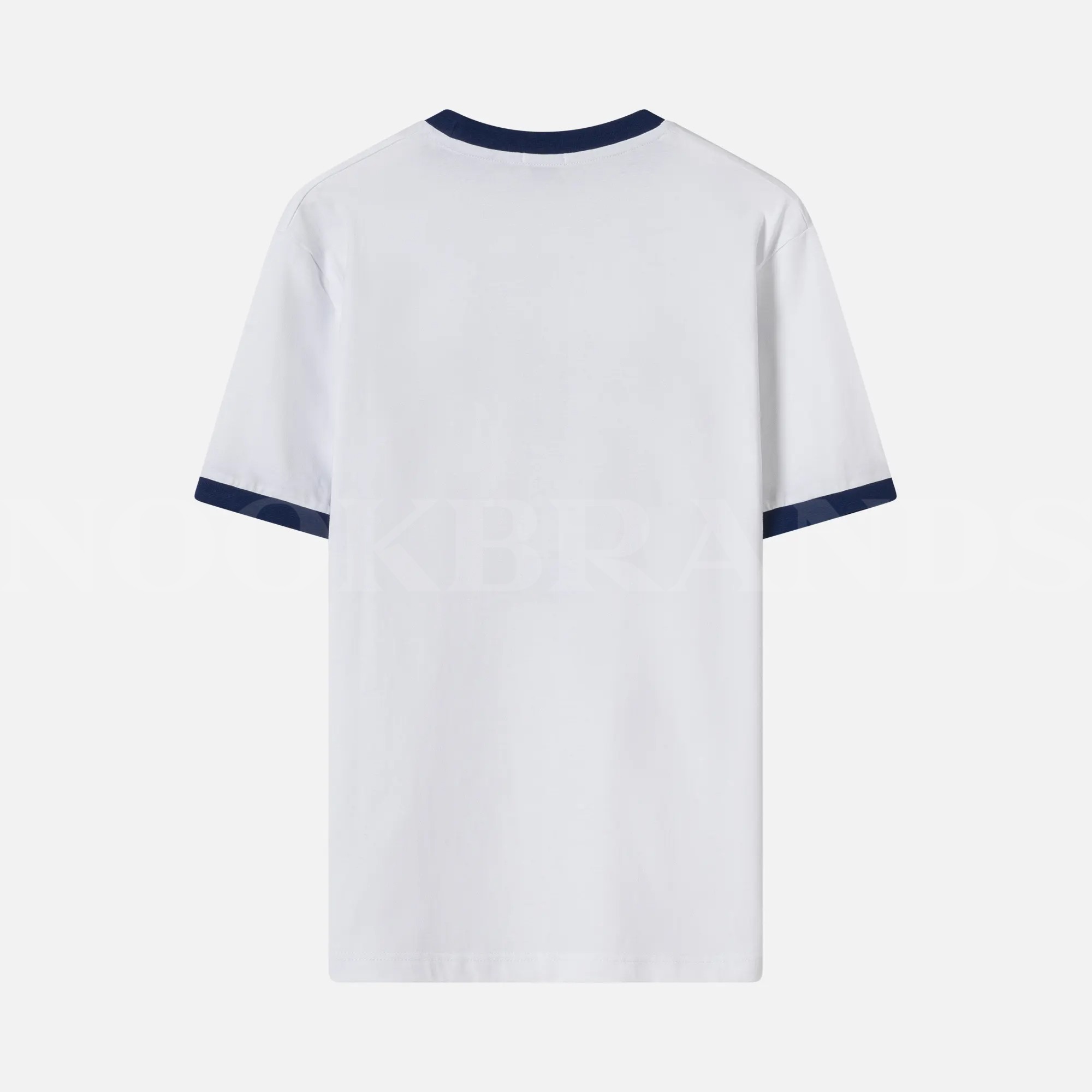 Beyaz Baskılı Logo Erkek T-shirt