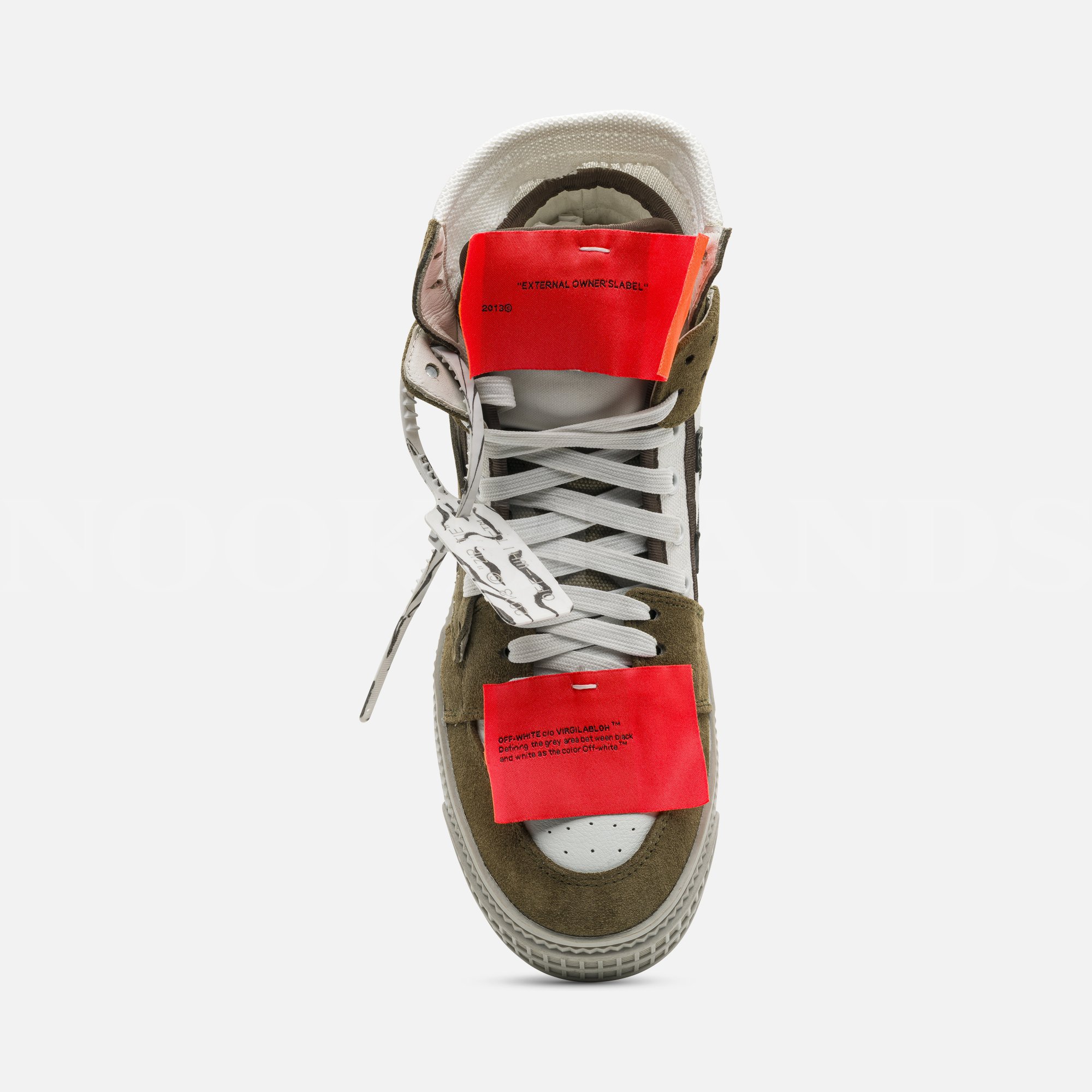 Haki Kadın Deri Sneaker