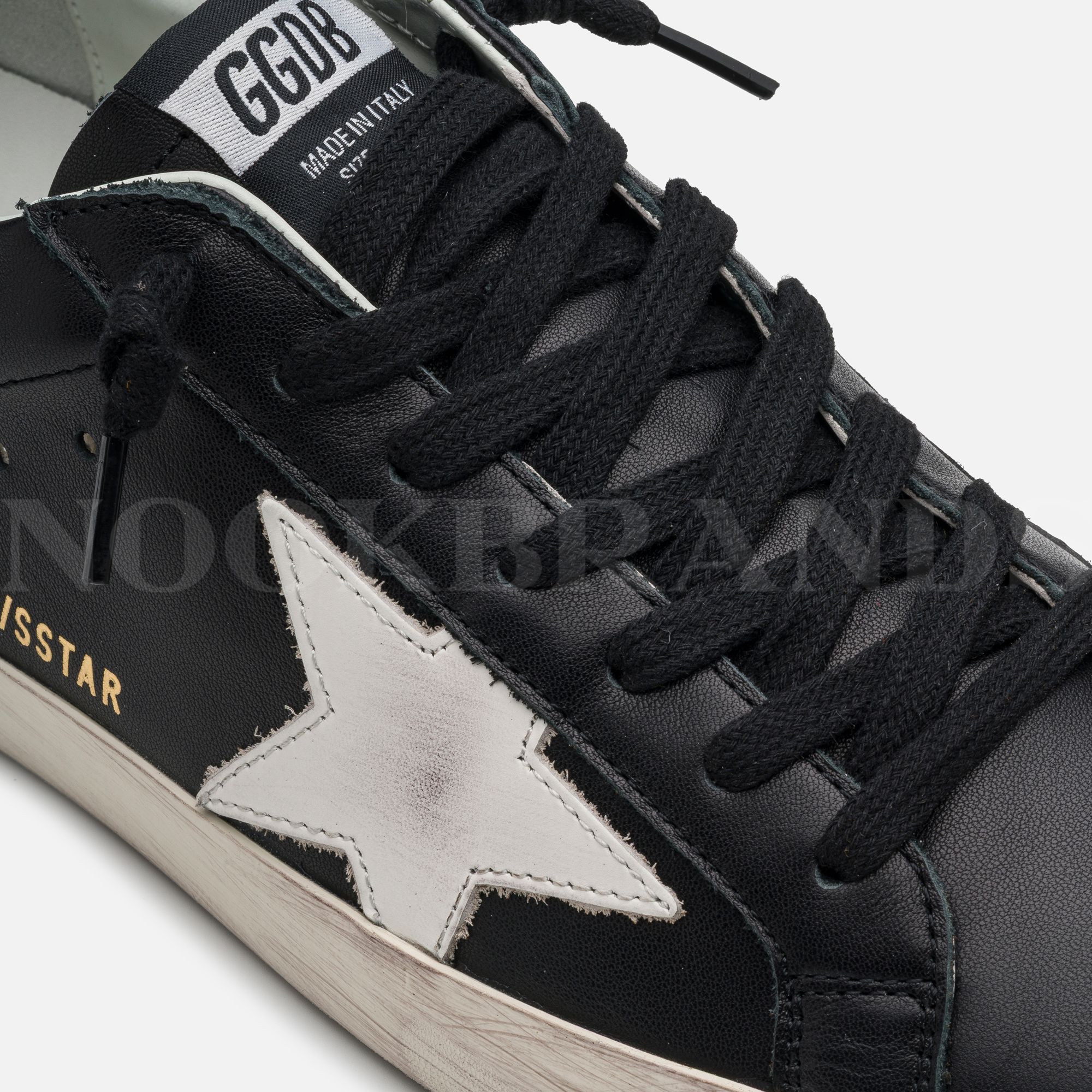 Siyah Erkek Deri Sneaker