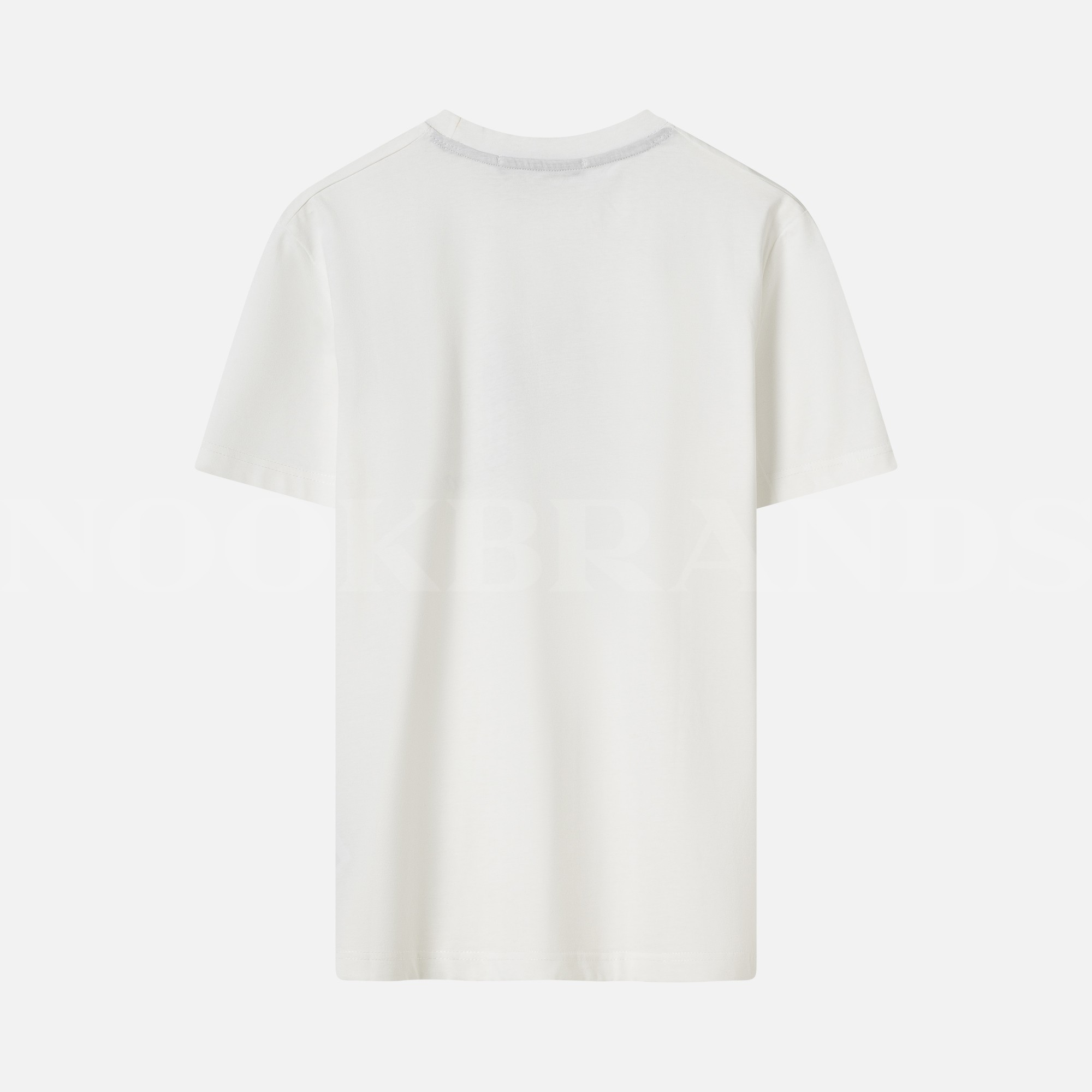 Baskılı Logo Beyaz Erkek T-shirt