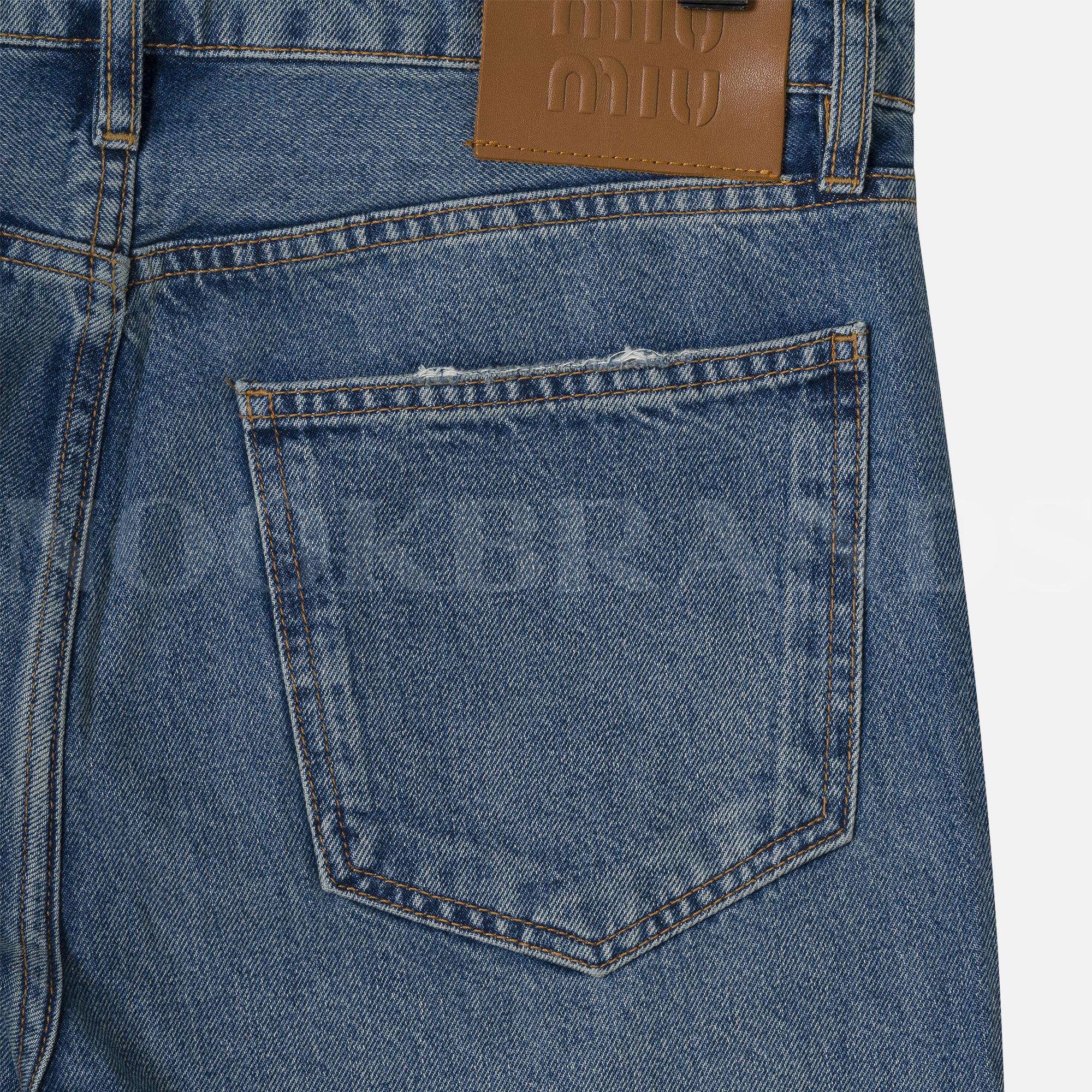 Mavi Erkek Geniş Paça Jean
