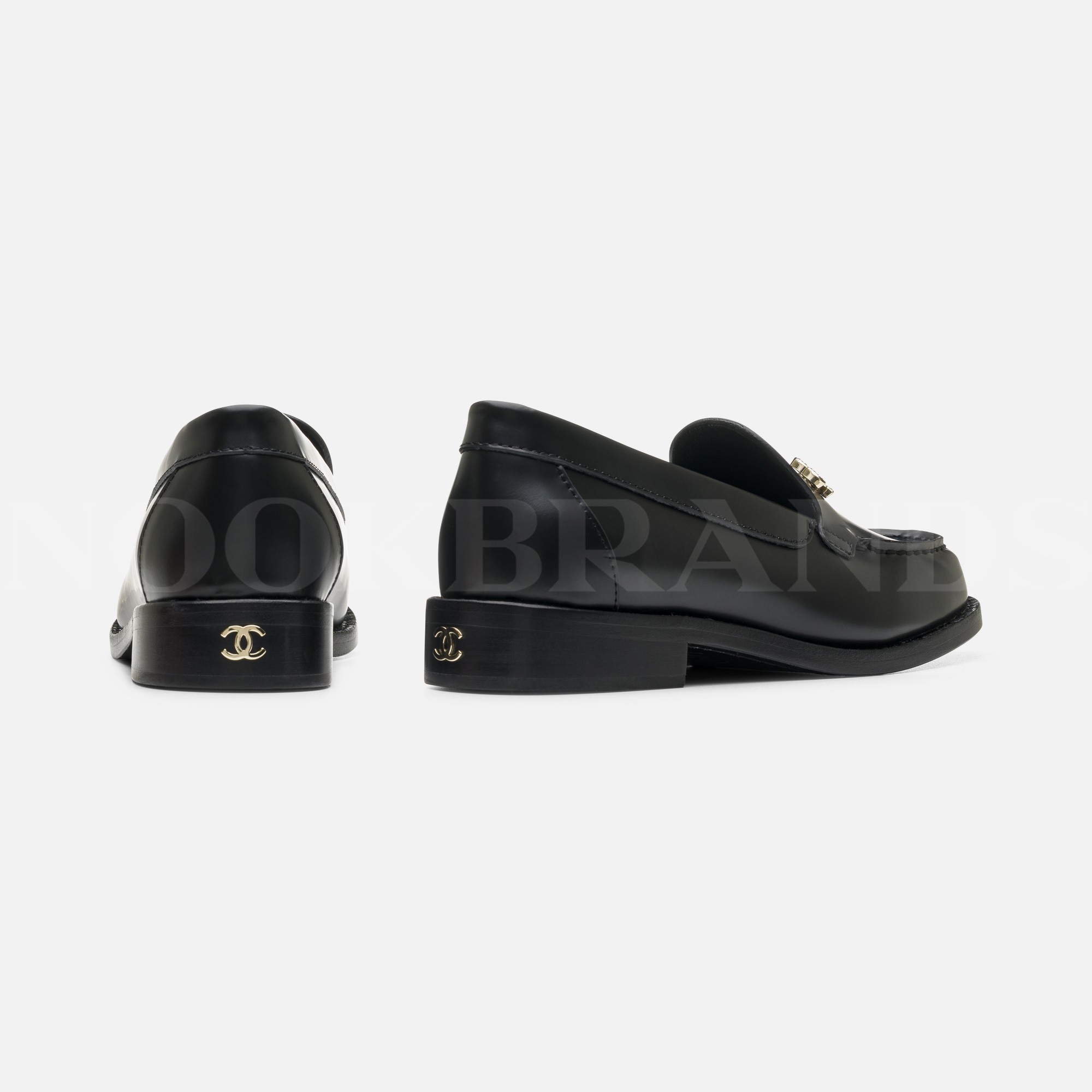 Siyah Kadın Deri Loafer