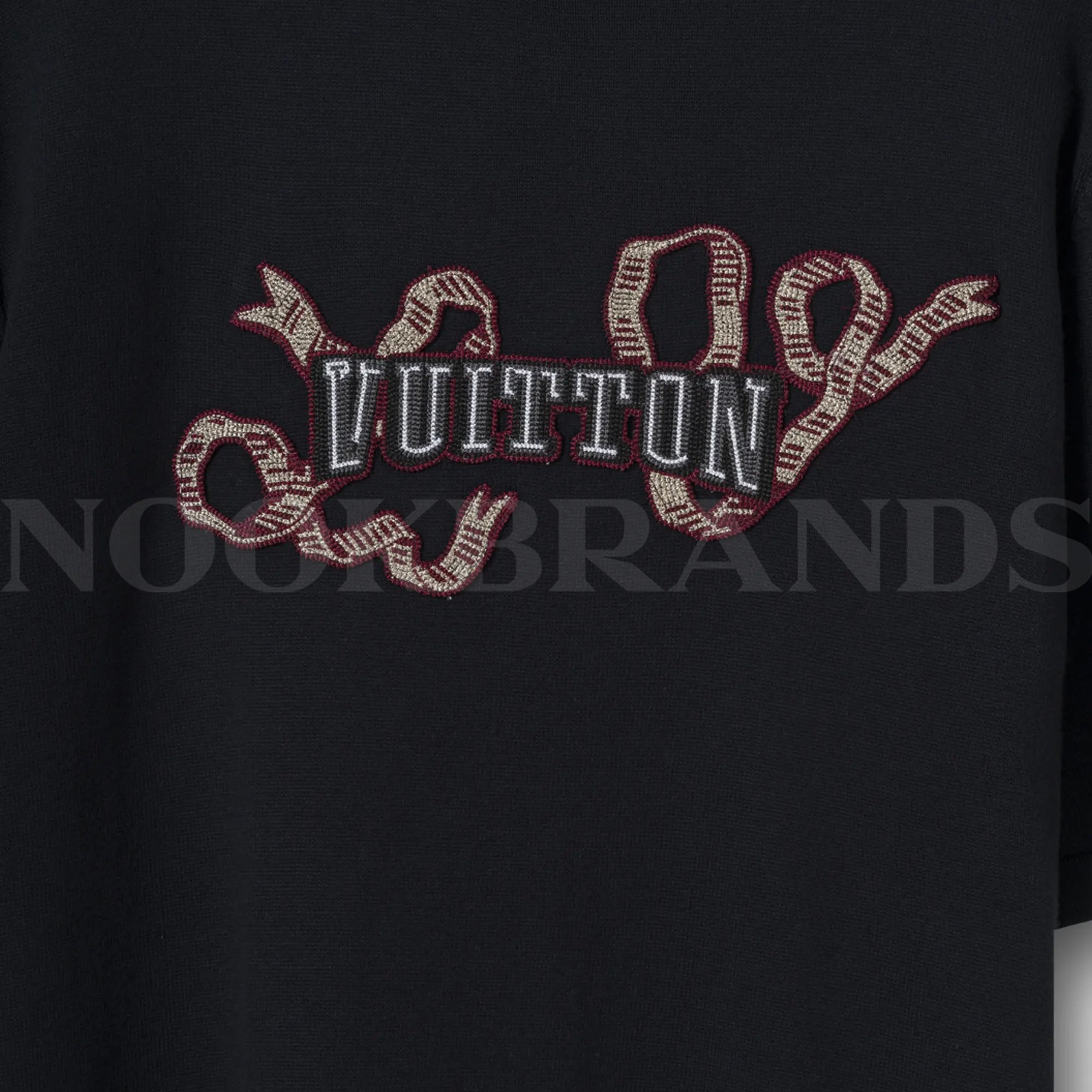 Nakışlı Logo Detay Siyah Erkek T-shirt