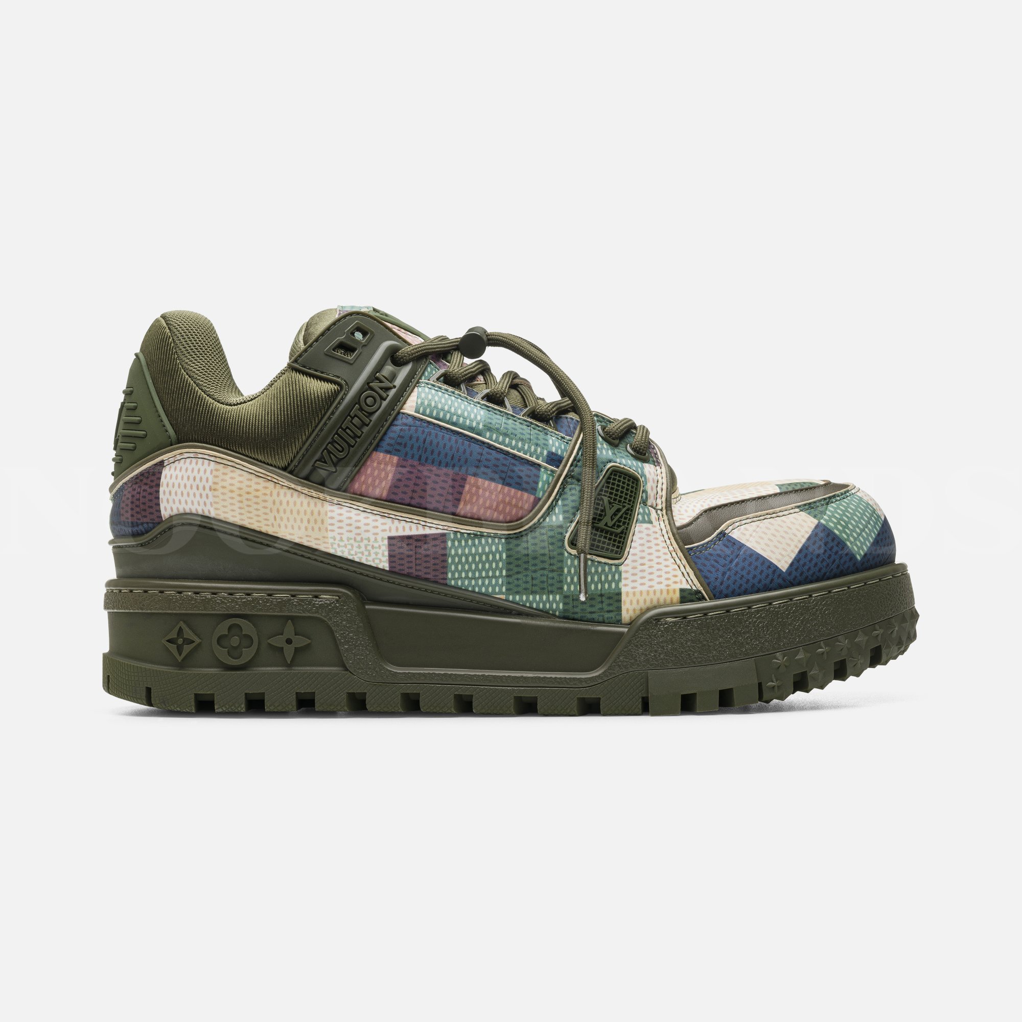 Yeşil Erkek Deri Sneaker