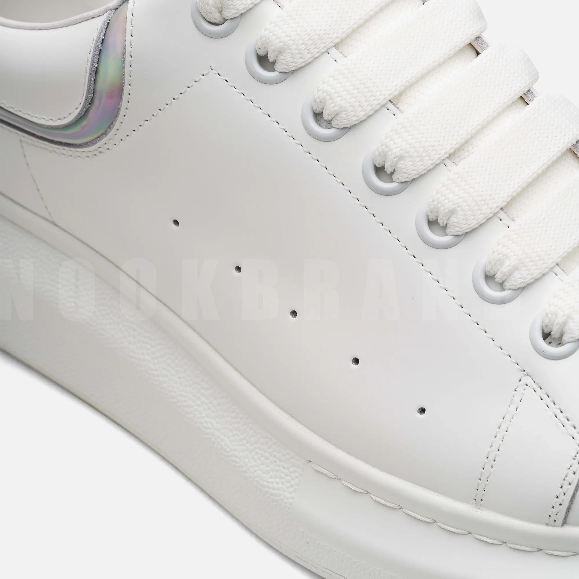 Oversize Beyaz Erkek Deri Sneaker