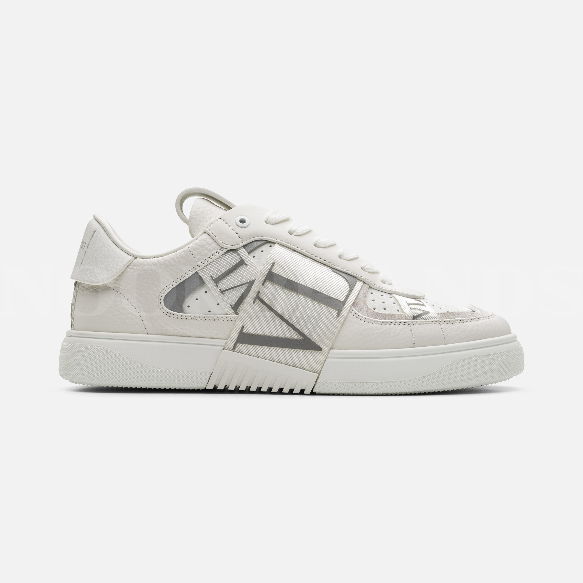 VL7N Beyaz Erkek Deri Sneaker