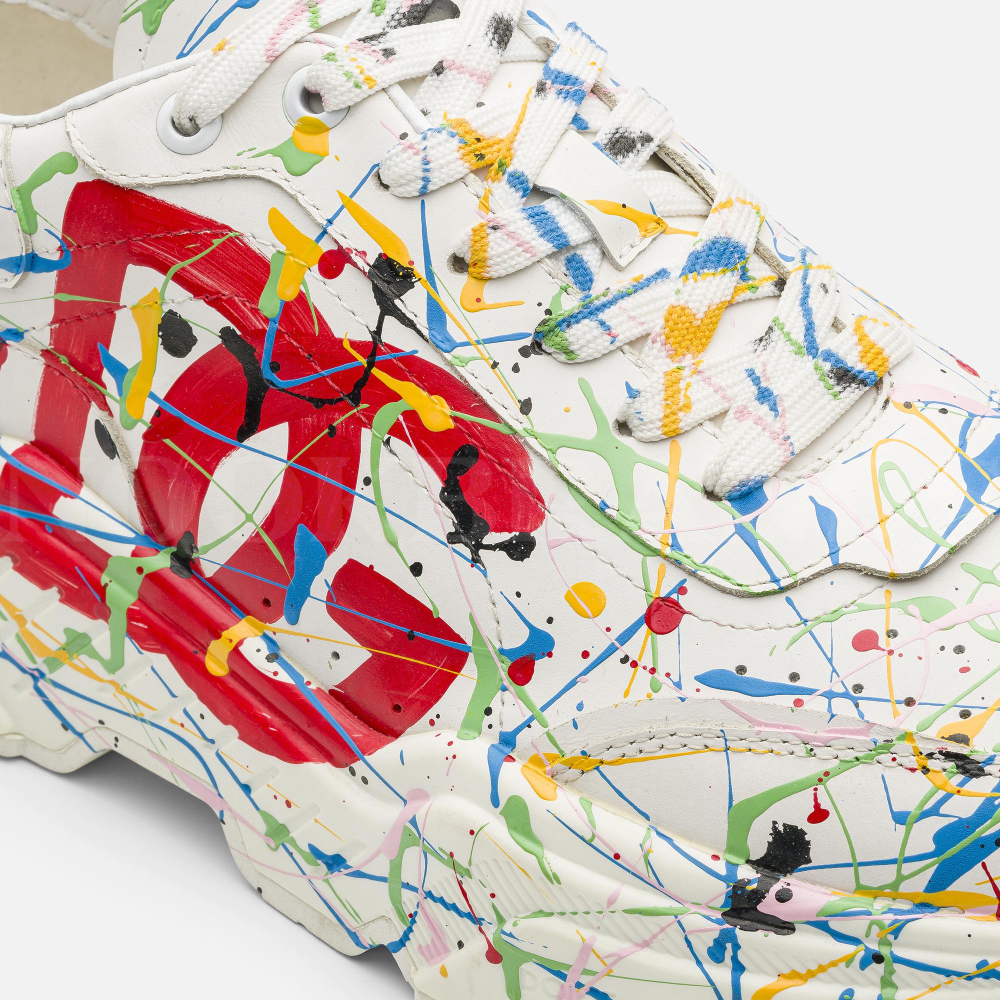 Renkli Erkek Deri Sneaker