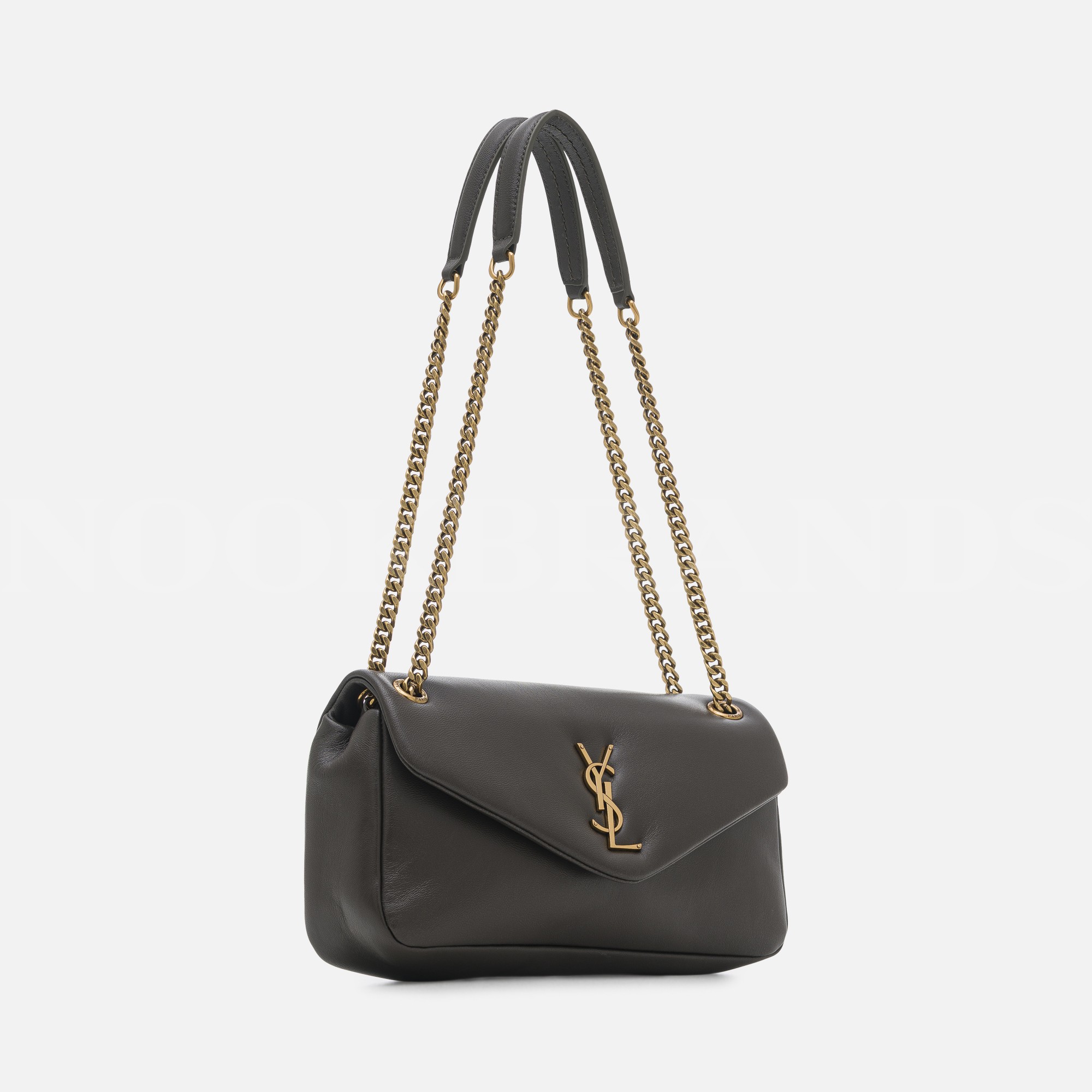 Calypso Small leather shoulder bag green