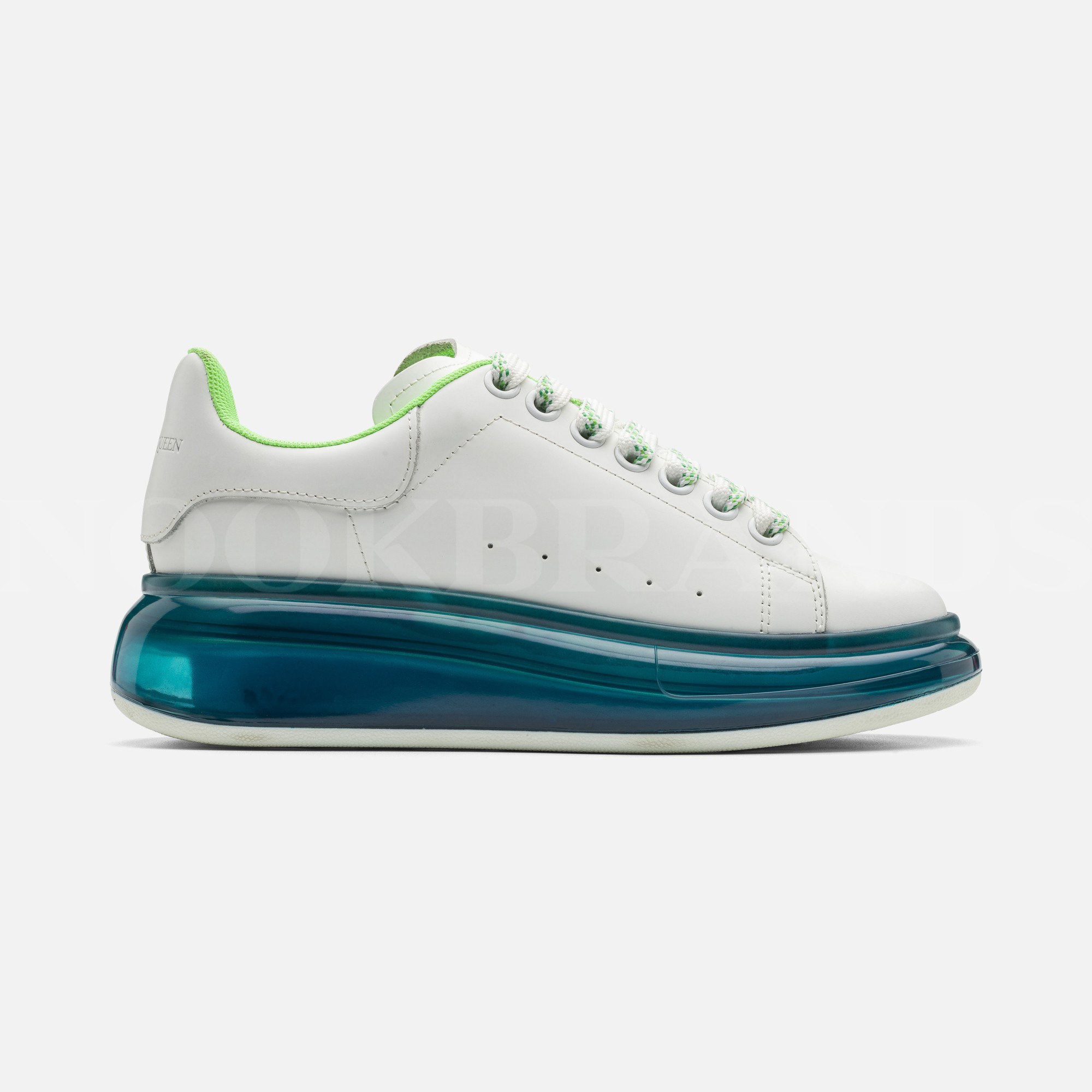 Oversize Beyaz Kadın Deri Sneaker