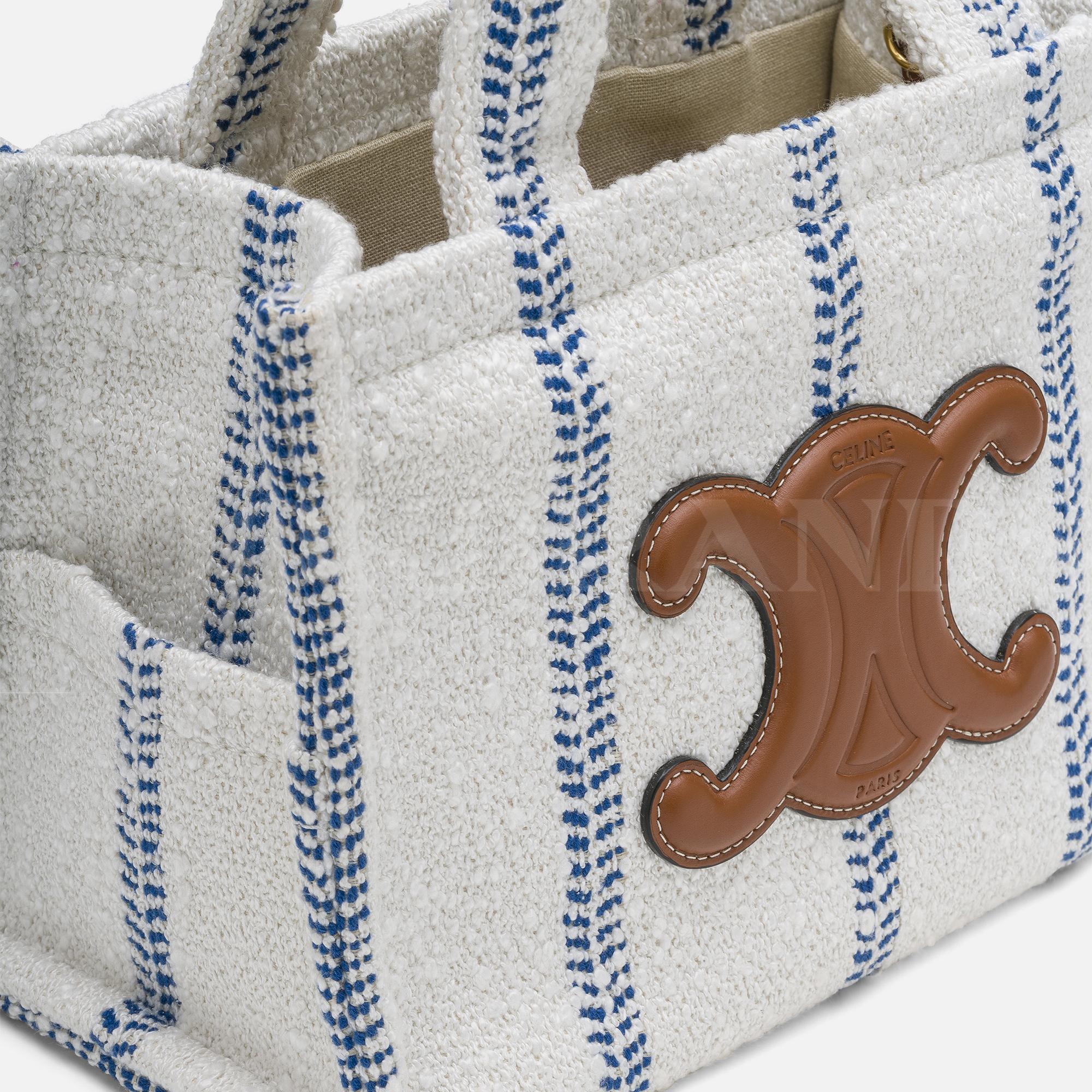 Medium Cabas Tie Tote Bag in pelle Kadın Çanta