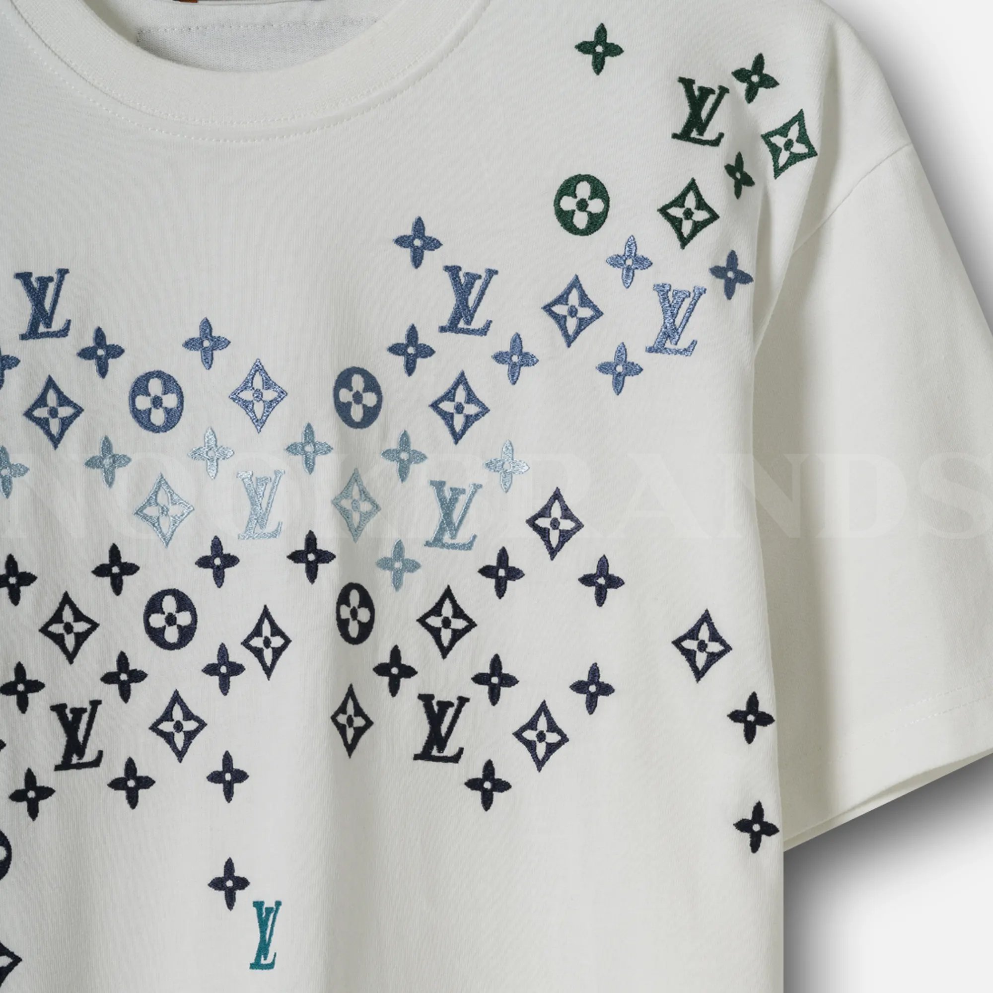 Nakışlı Logo Detay Beyaz Erkek T-shirt