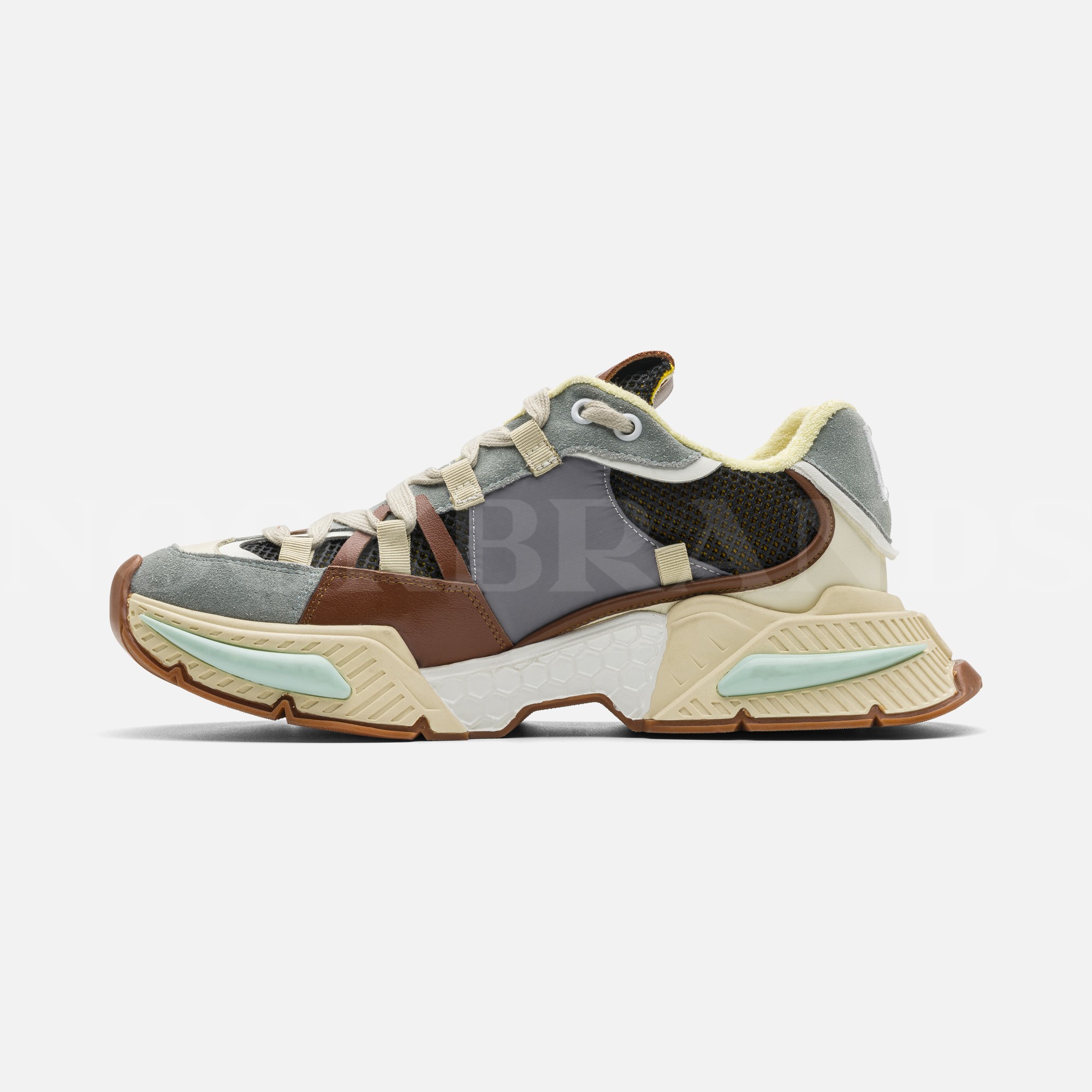 Renkli Erkek Deri Sneaker