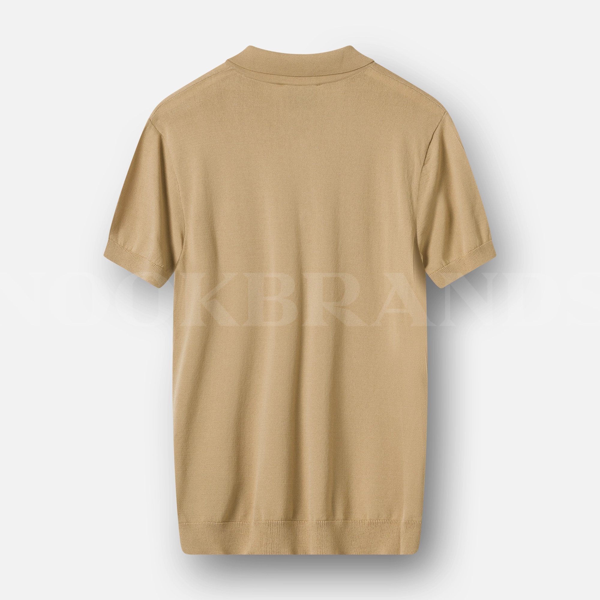 Polo Yaka Bej Erkek T-shirt
