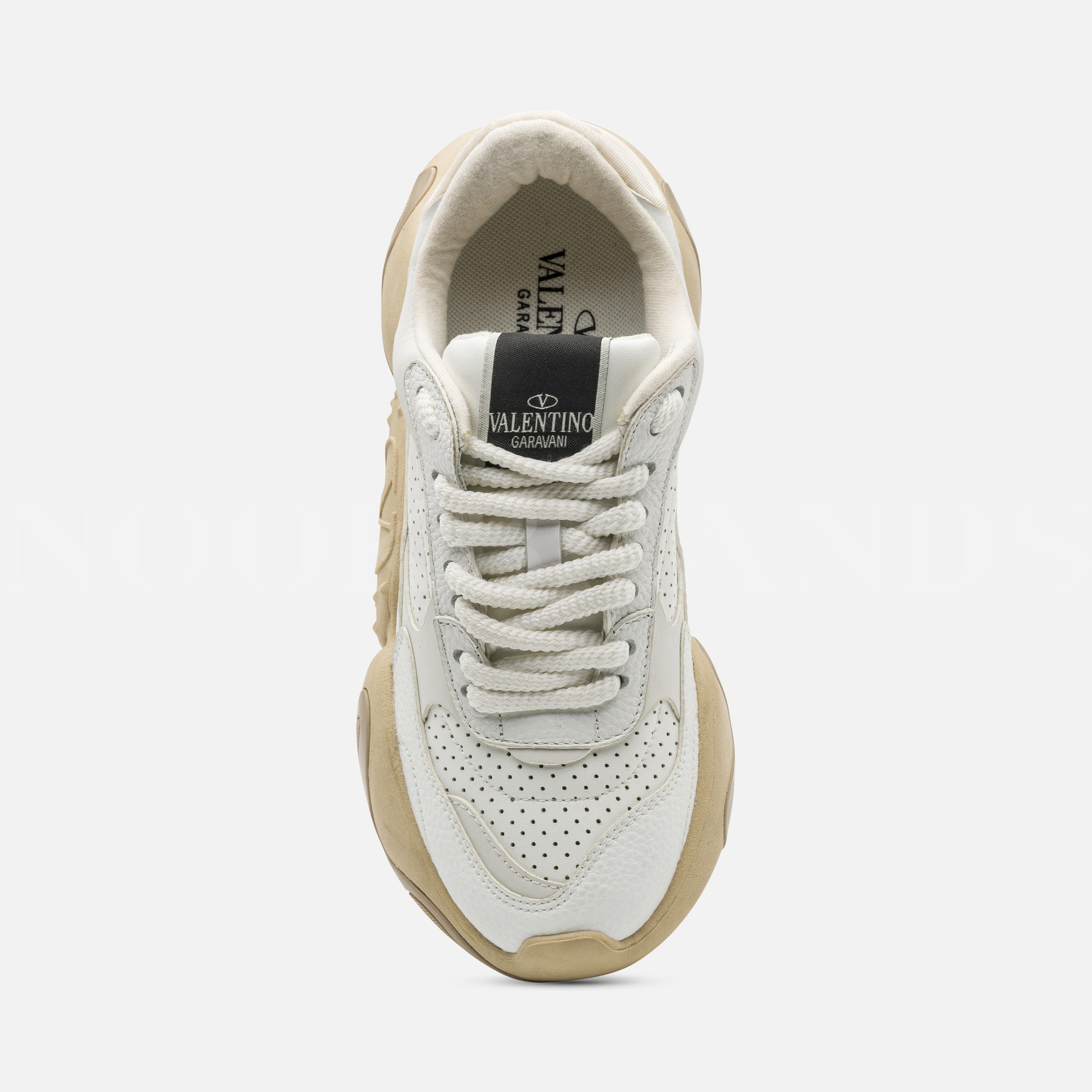 Beyaz Kadın Deri Sneaker