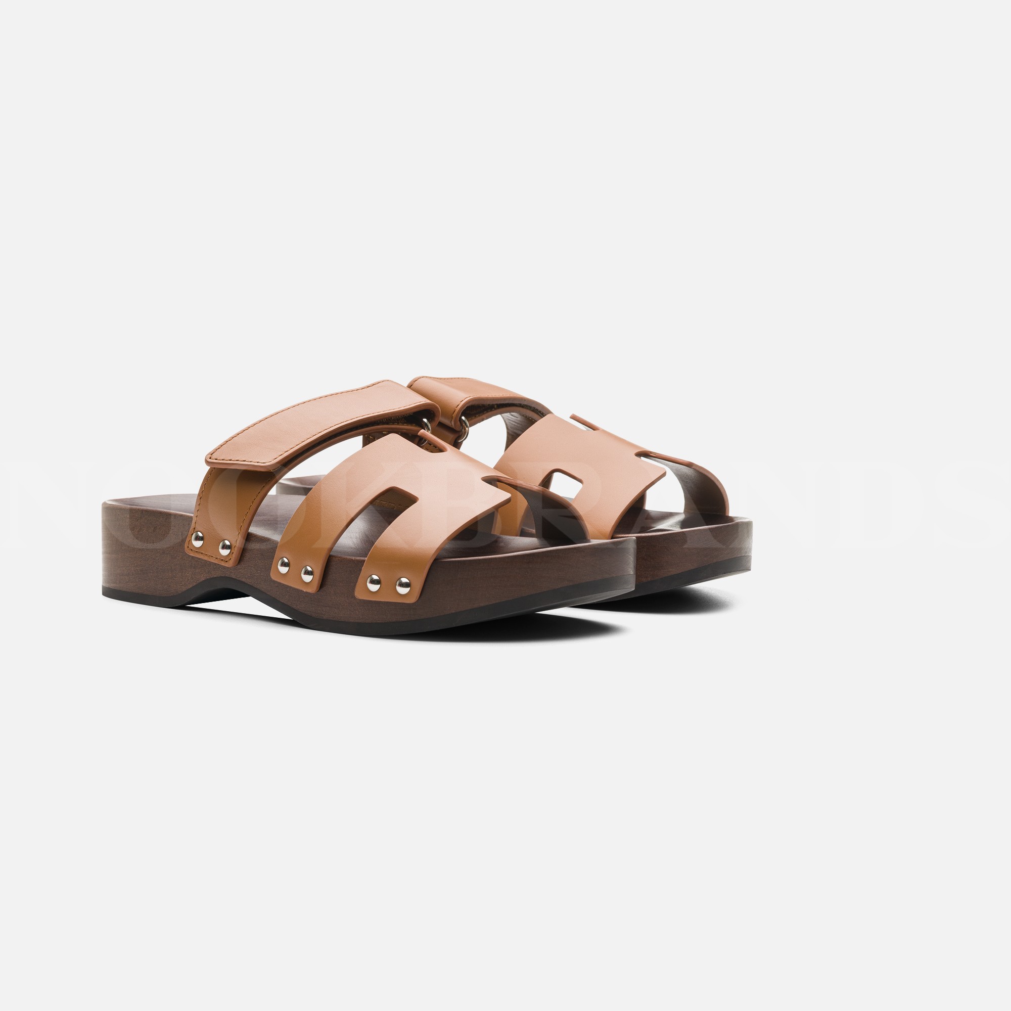 Taba Deri Kos Clog Sandal