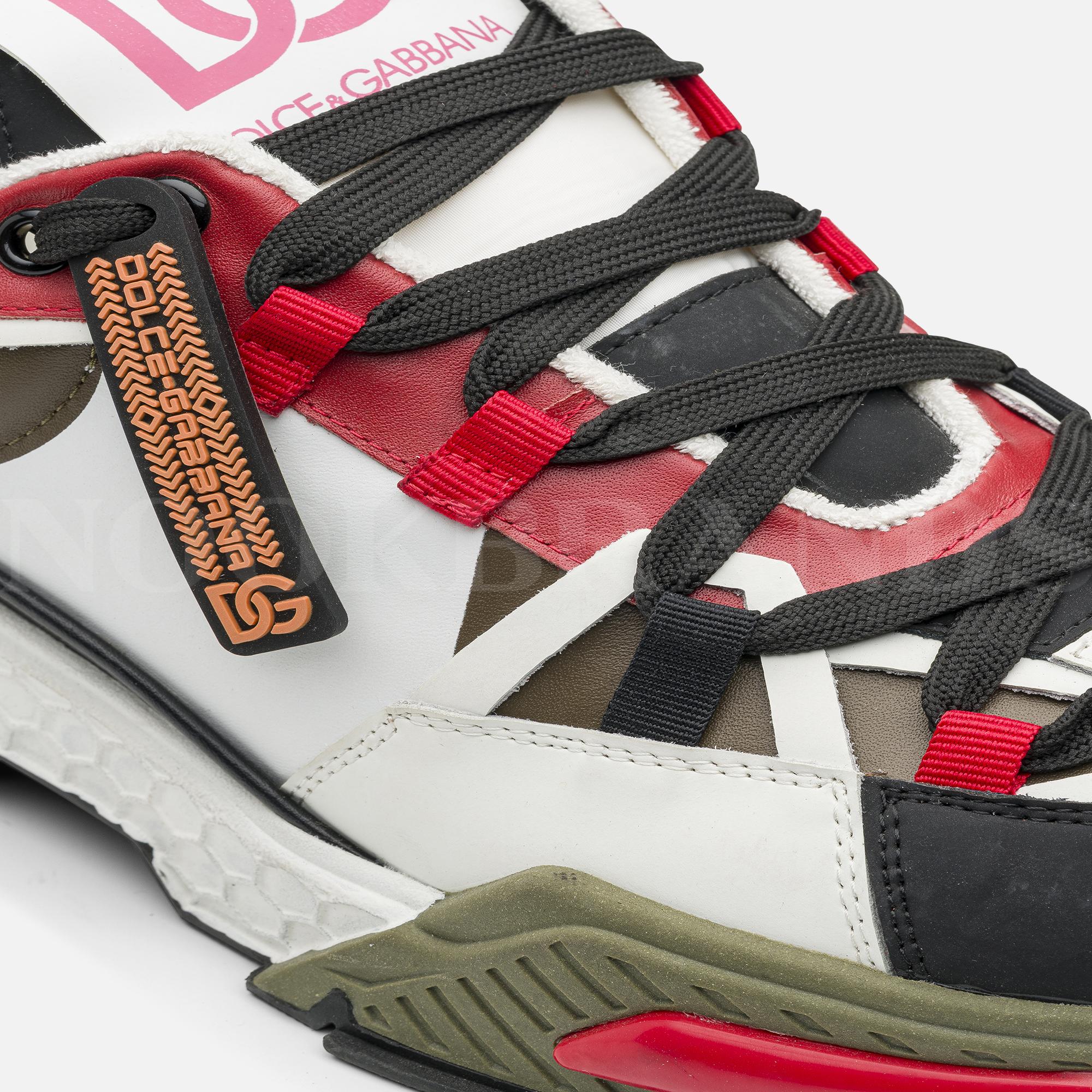 Kırmızı Erkek Deri Sneaker