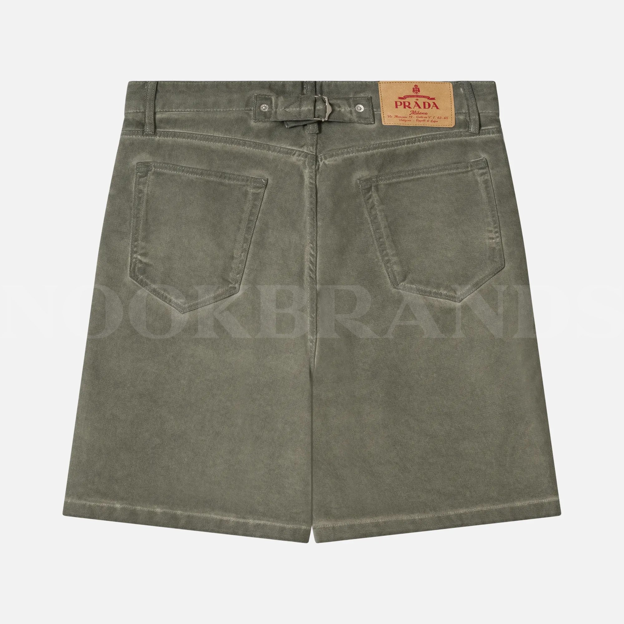 Haki Erkek Denim Şort