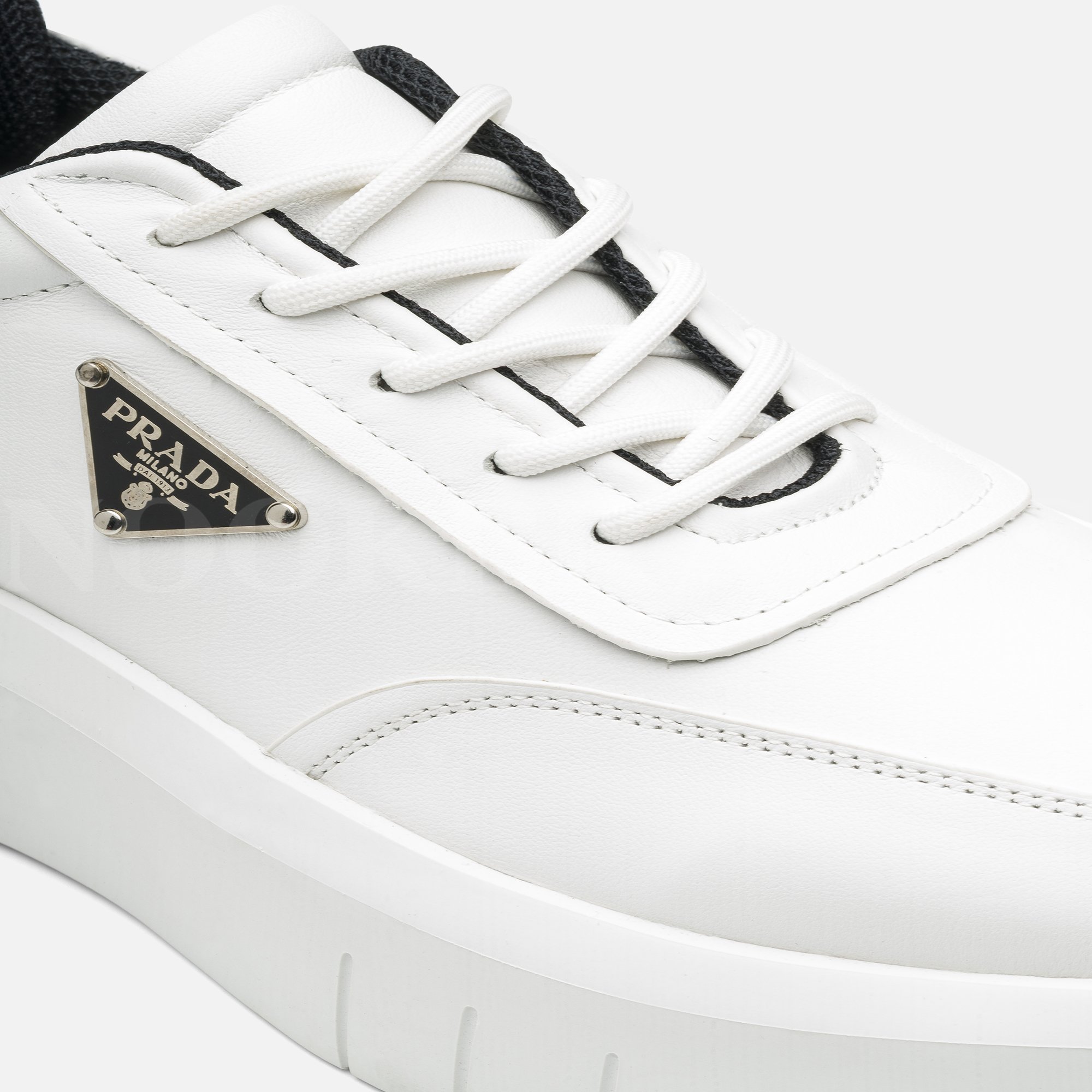 Beyaz Erkek Deri Sneaker