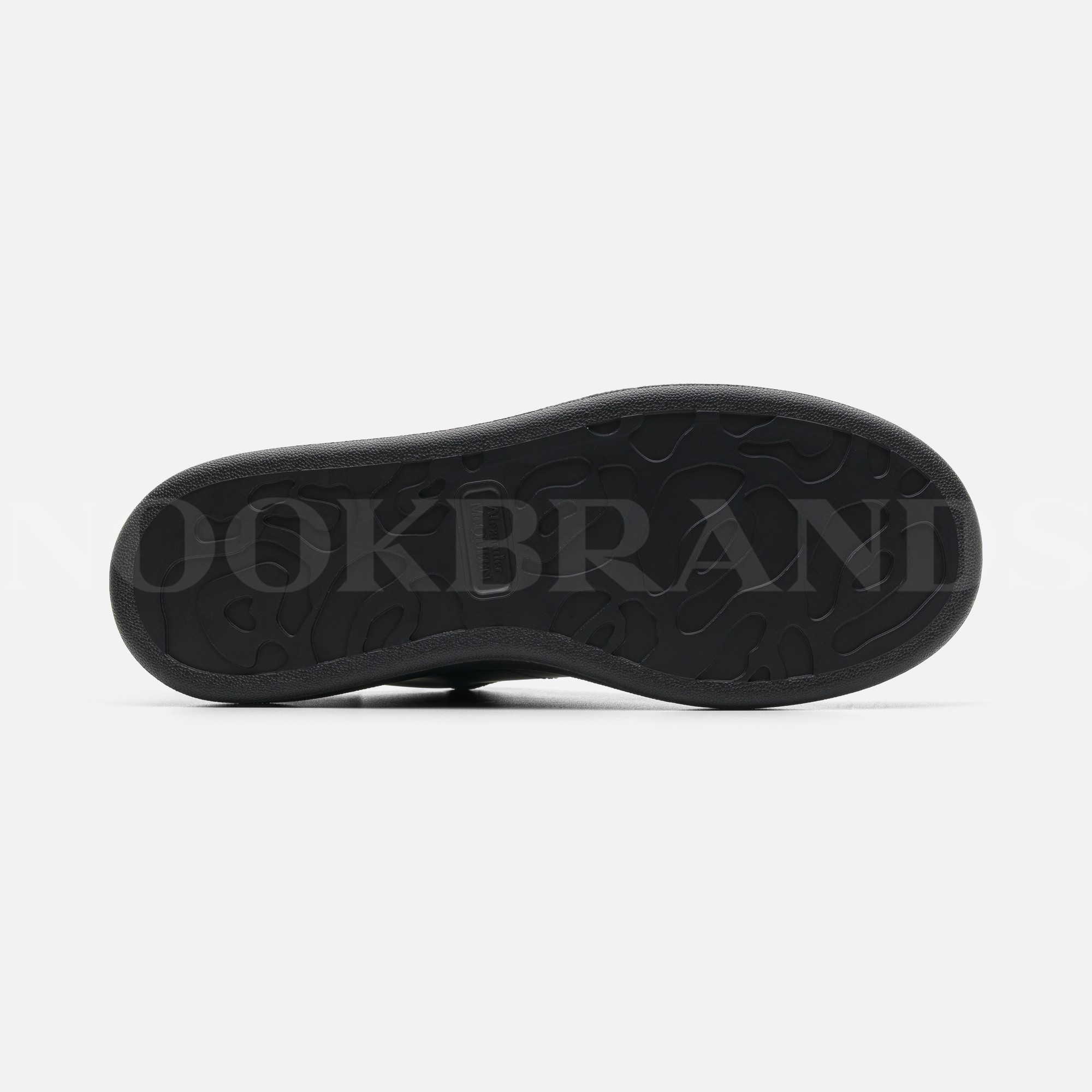 Siyah Oversize Erkek Deri Sneaker