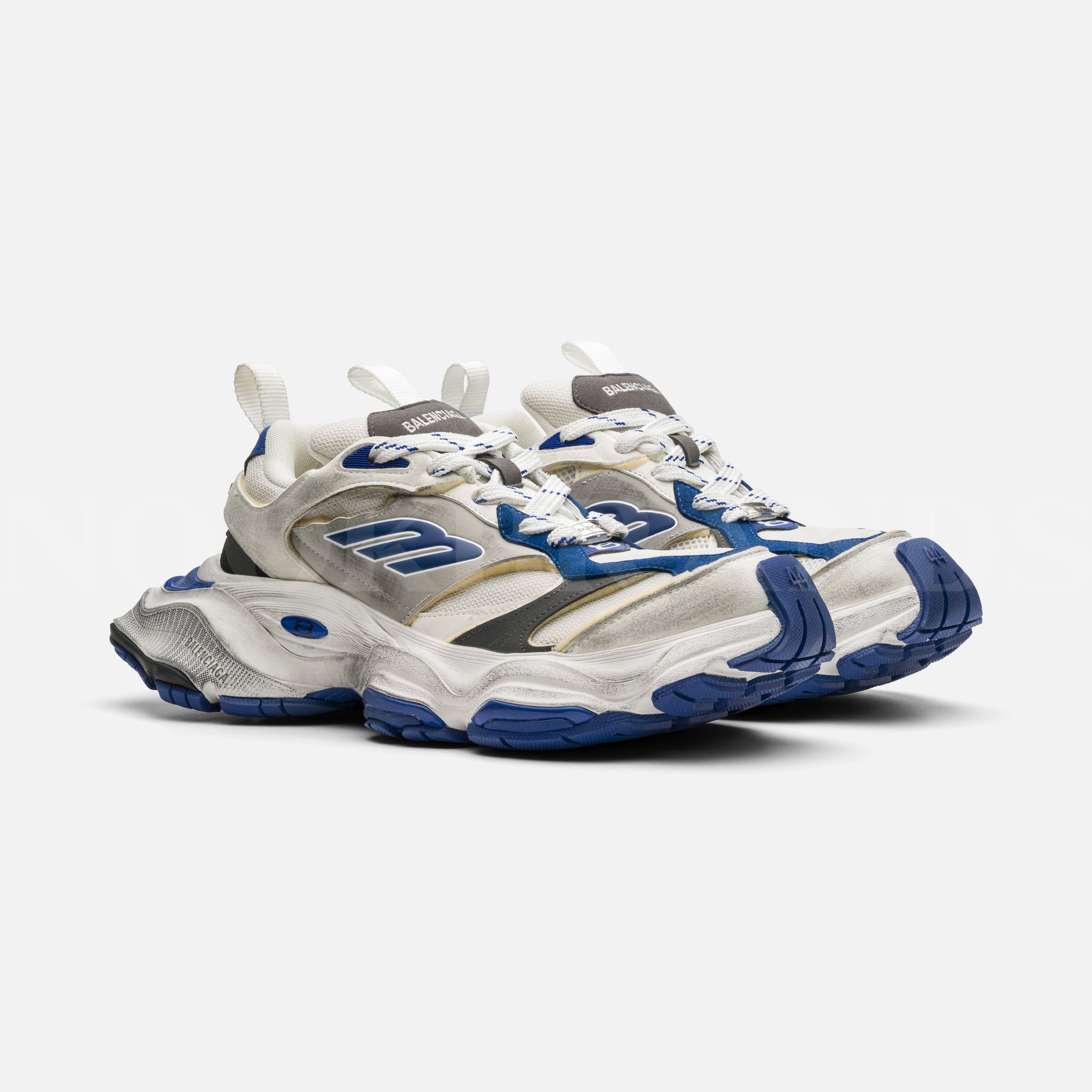Cargo Mavi Erkek Deri Sneaker